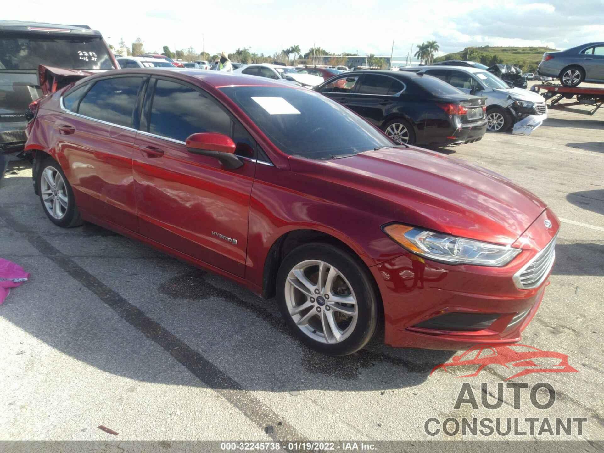 FORD FUSION HYBRID 2018 - 3FA6P0LU9JR141385