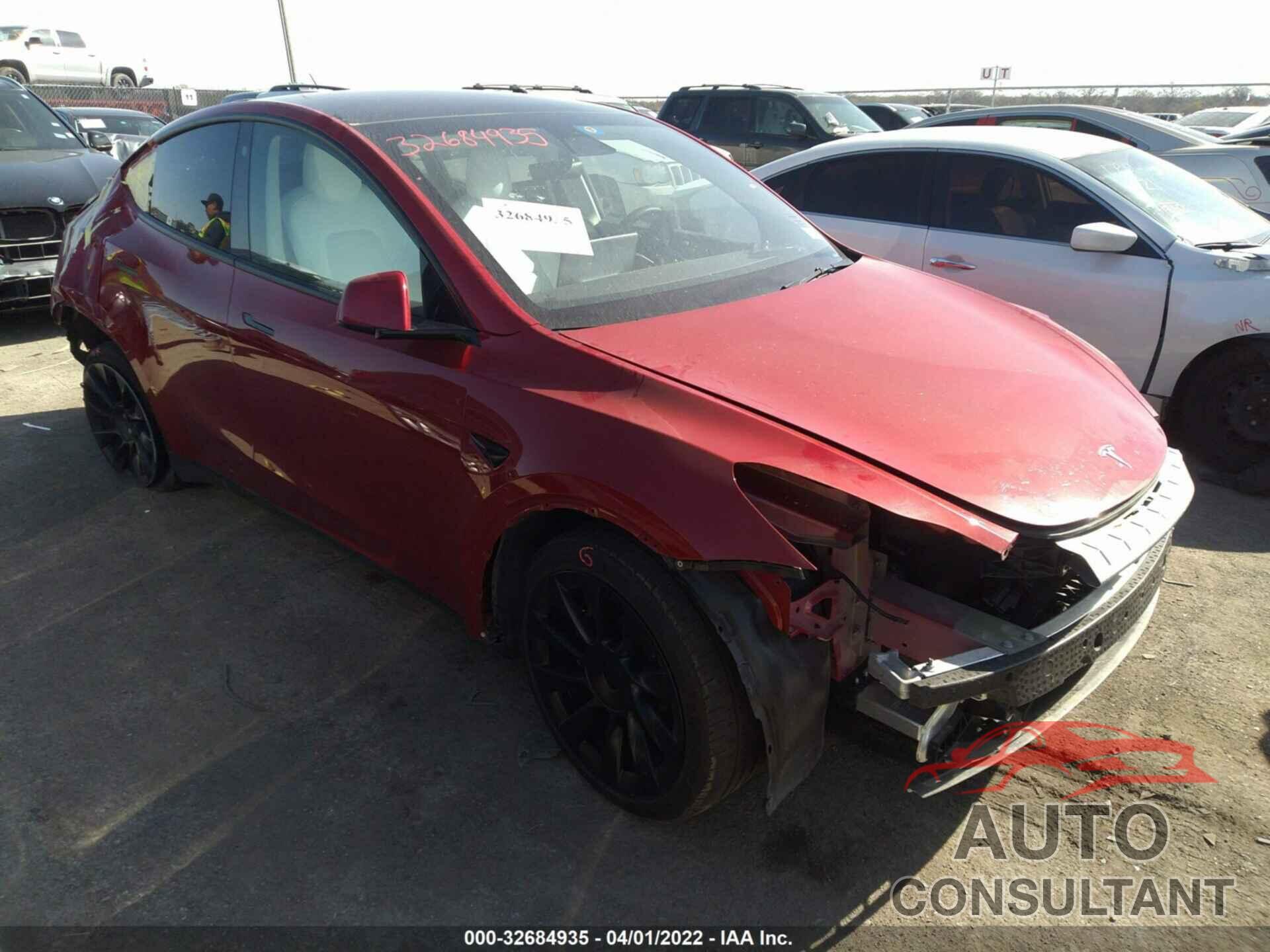 TESLA MODEL Y 2021 - 5YJYGDEE7MF151788