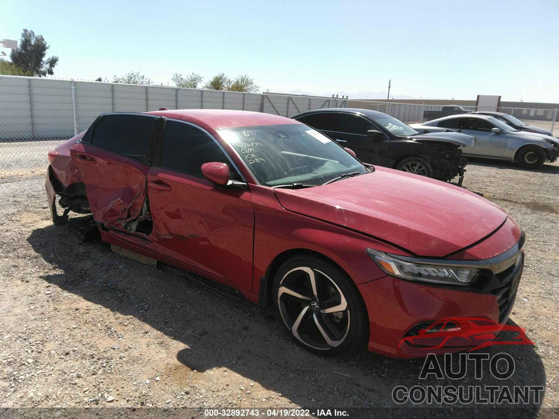 HONDA ACCORD SEDAN 2019 - 1HGCV1F35KA039591