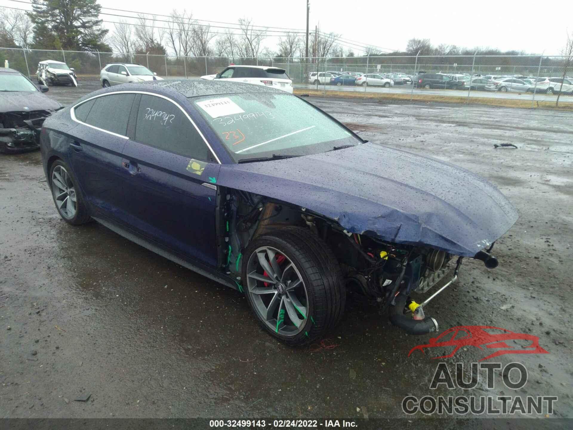 AUDI S5 SPORTBACK 2018 - WAUC4CF58JA044262