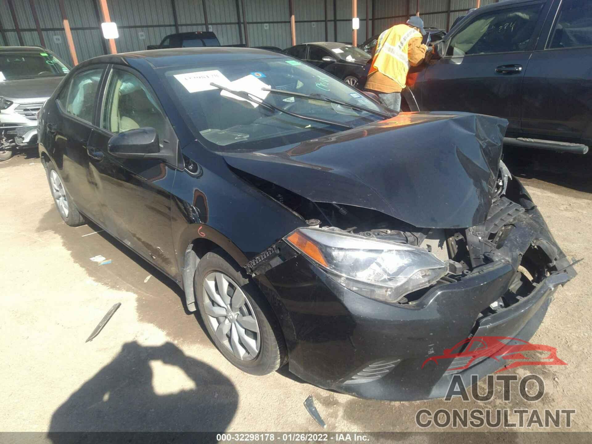 TOYOTA COROLLA 2016 - 2T1BURHE9GC700293