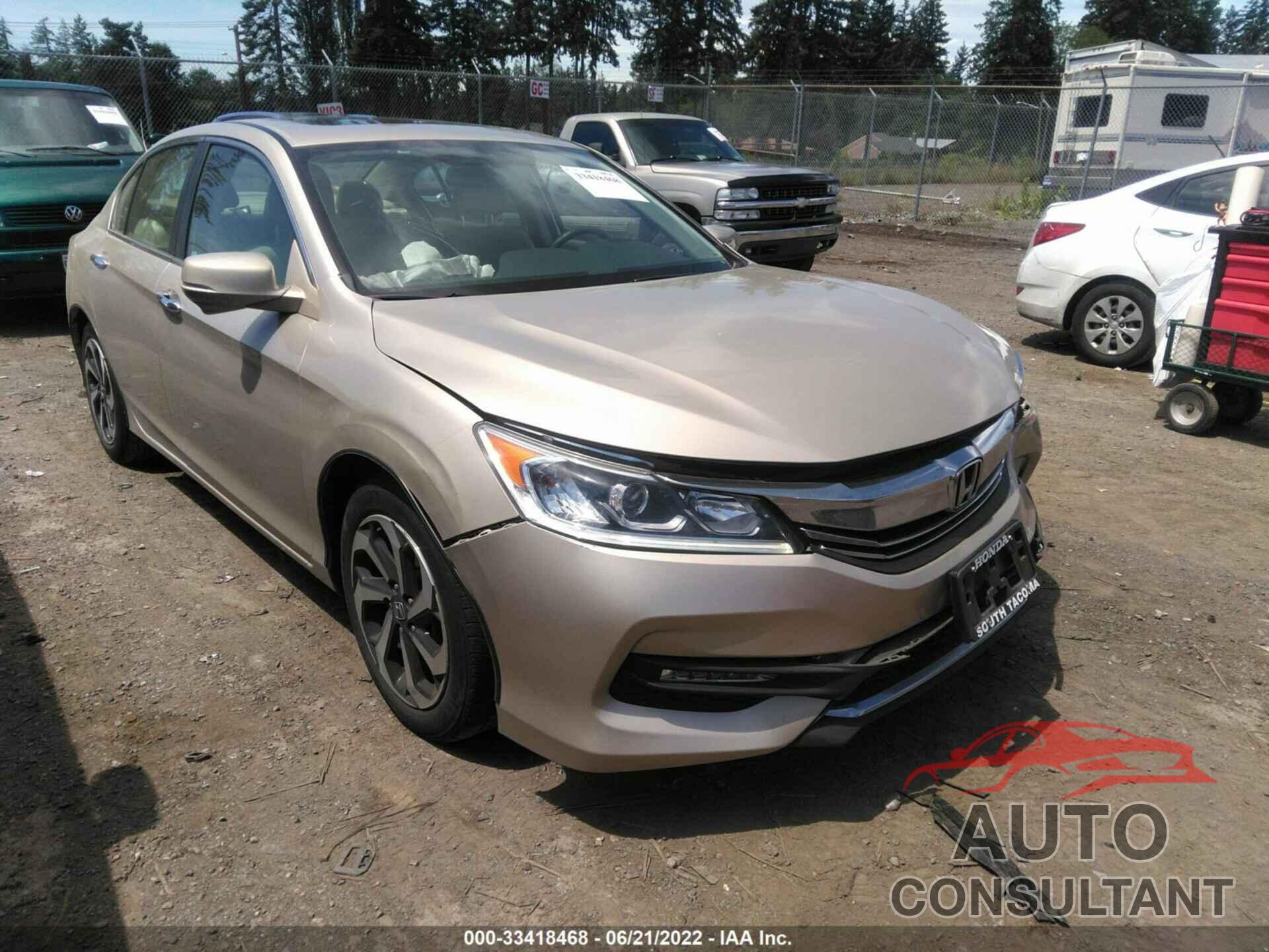 HONDA ACCORD SEDAN 2016 - 1HGCR2F8XGA248399