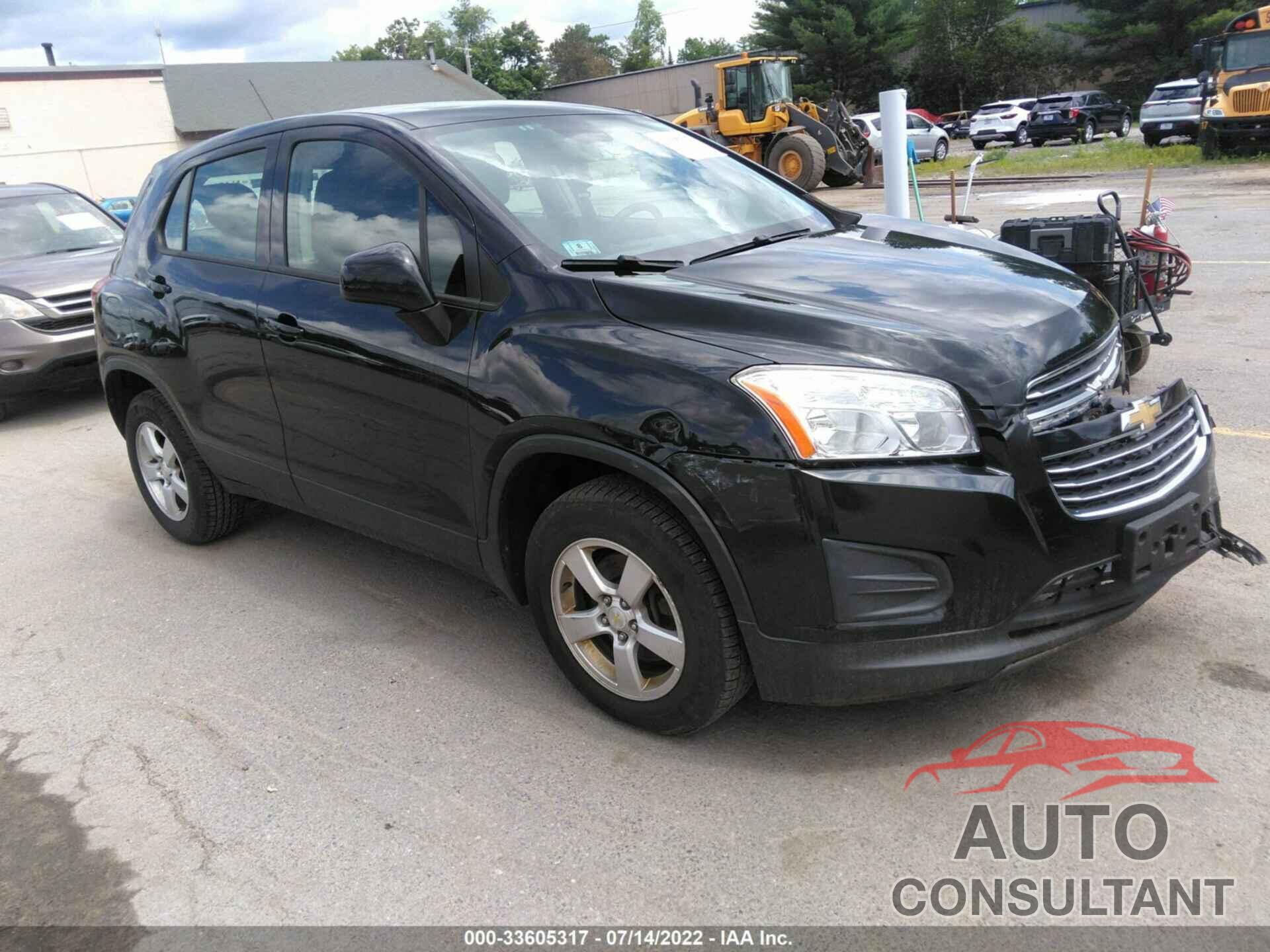 CHEVROLET TRAX 2016 - KL7CJNSB1GB698877