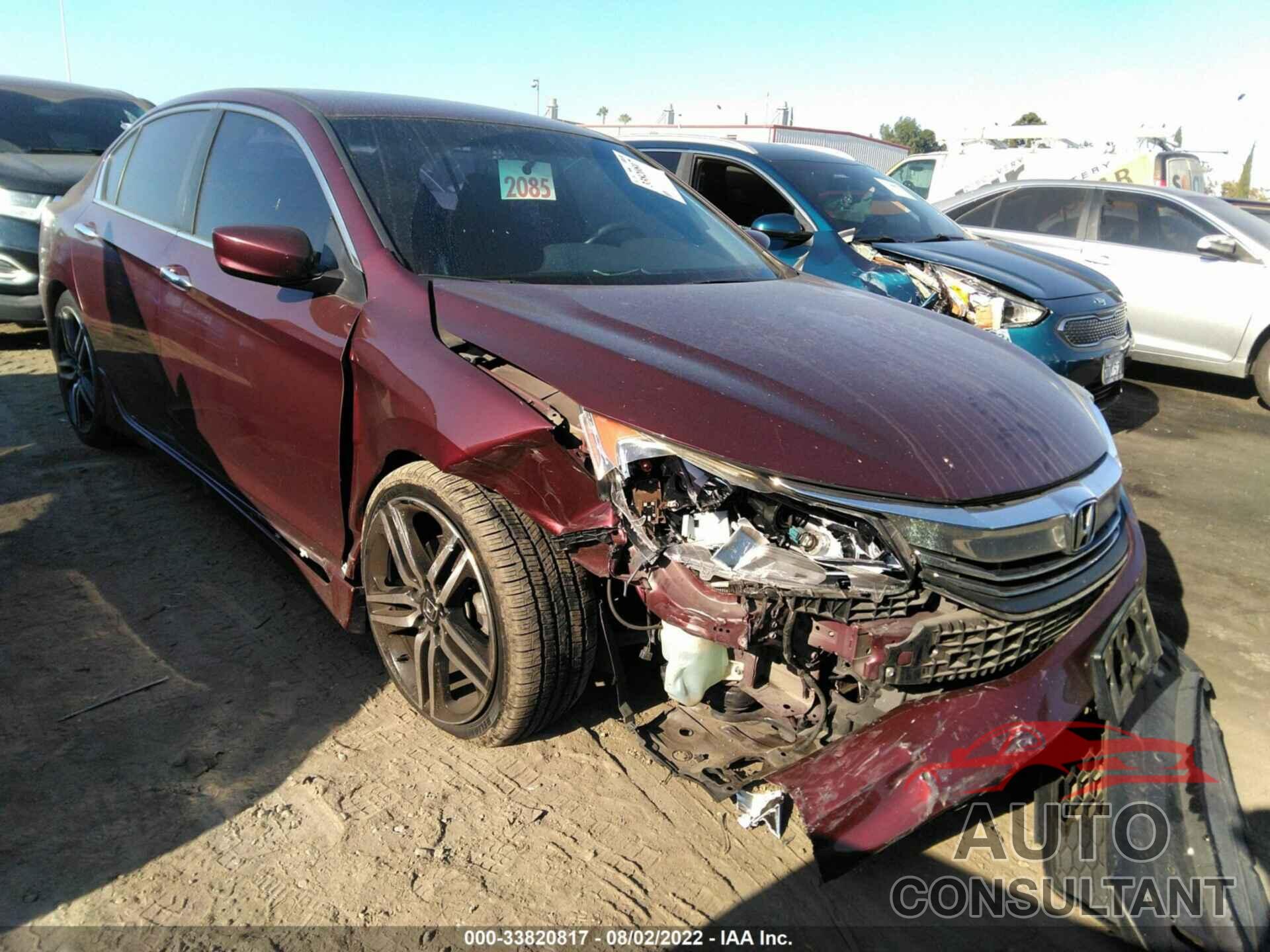 HONDA ACCORD SEDAN 2017 - 1HGCR2F13HA085616