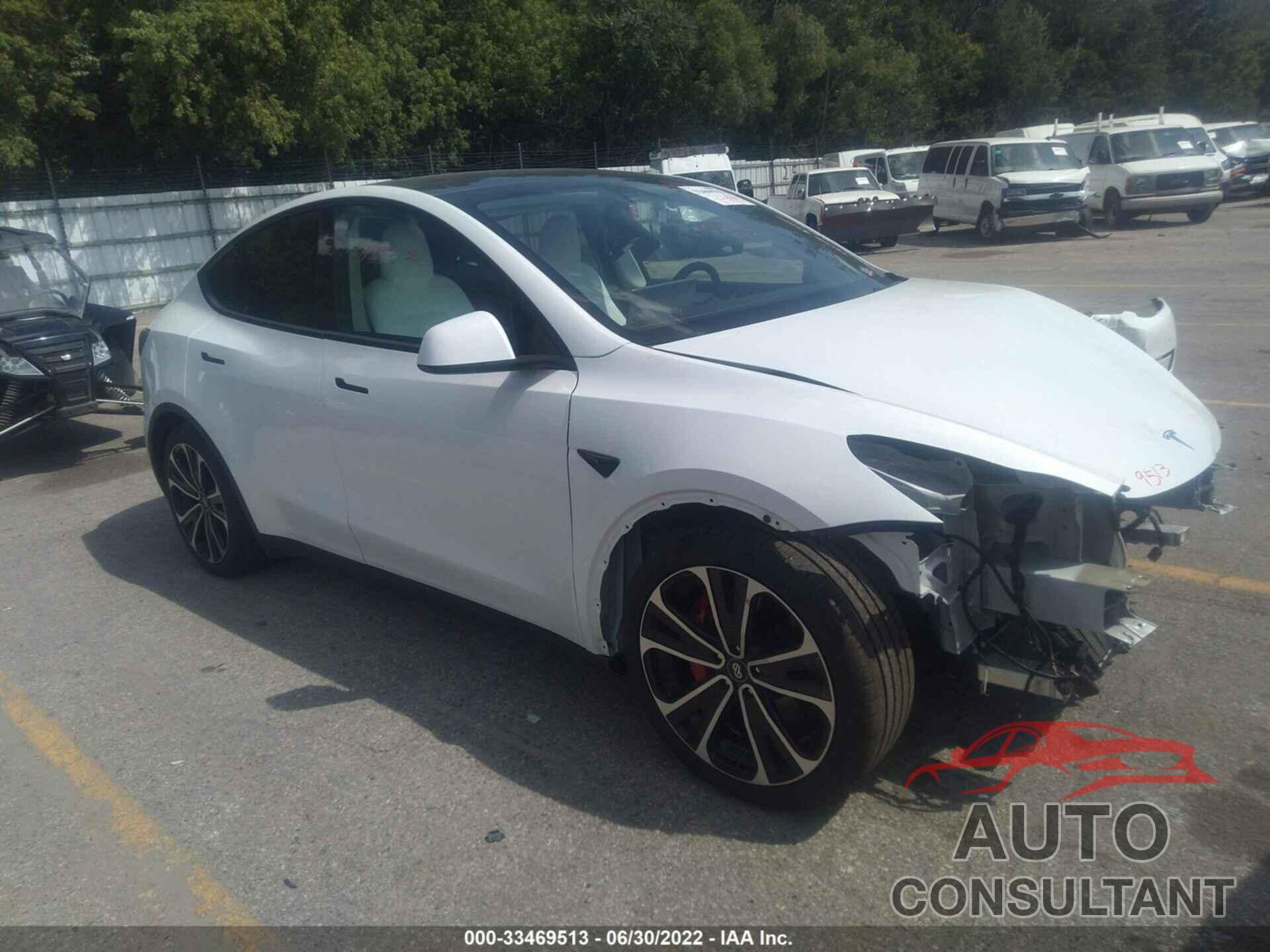 TESLA MODEL Y 2022 - 7SAYGDEF5NF326178