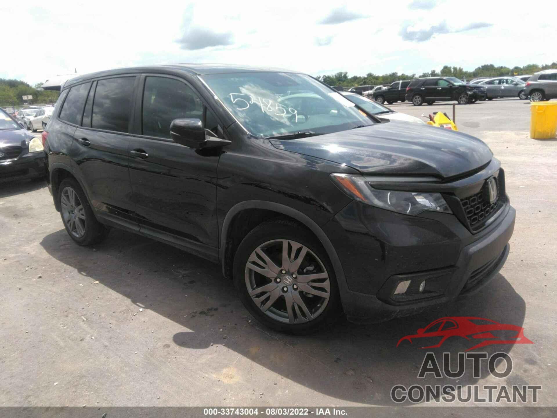 HONDA PASSPORT 2019 - 5FNYF7H50KB004757