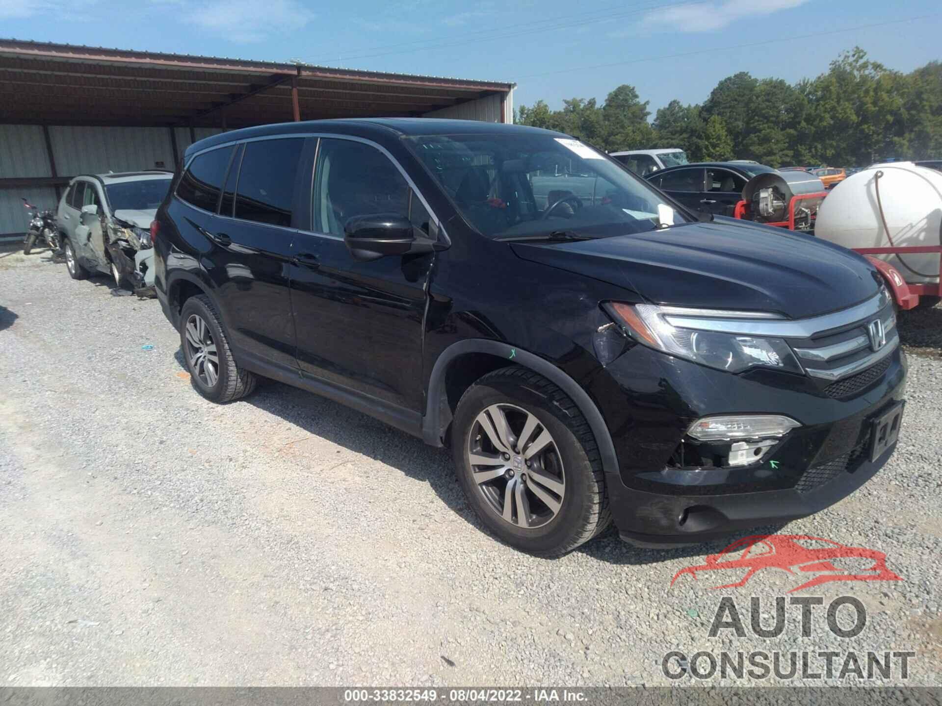 HONDA PILOT 2016 - 5FNYF6H52GB085679