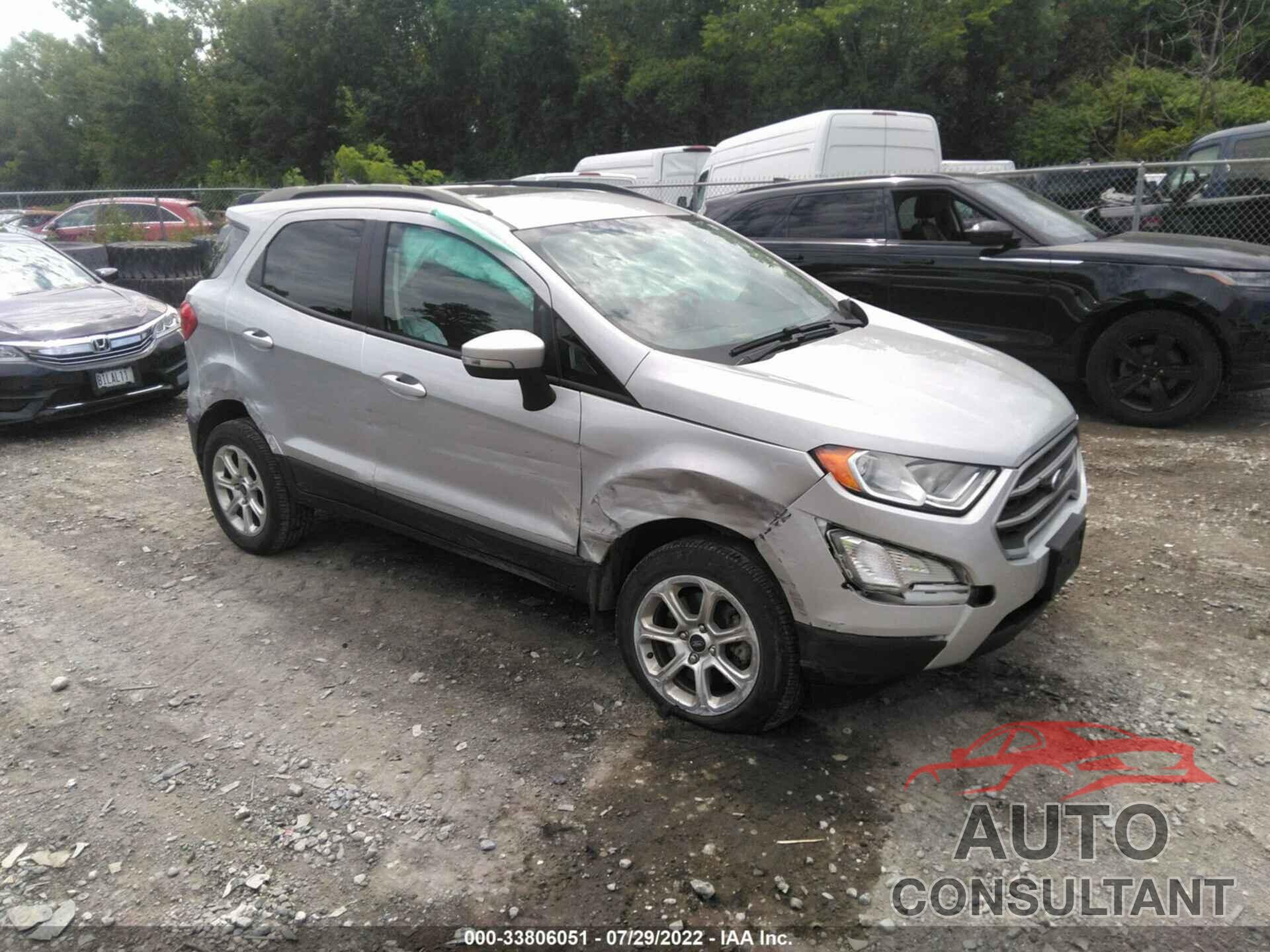 FORD ECOSPORT 2019 - MAJ6S3GL1KC306556