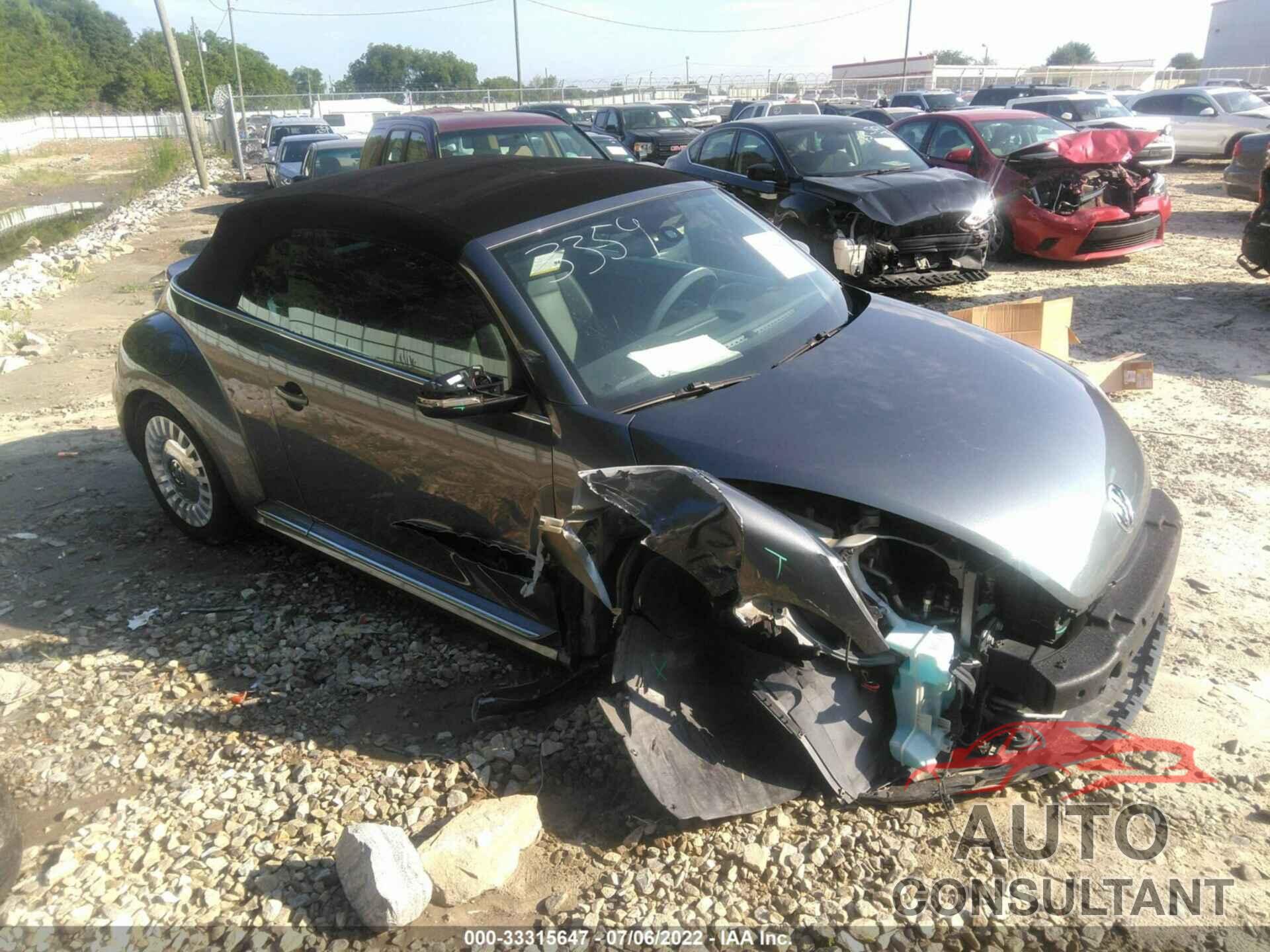 VOLKSWAGEN BEETLE CONVERTIBLE 2016 - 3VW507ATXGM803359