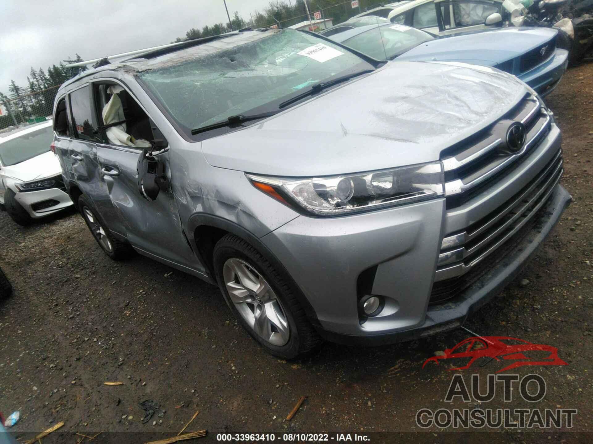 TOYOTA HIGHLANDER 2017 - 5TDYZRFH0HS220306