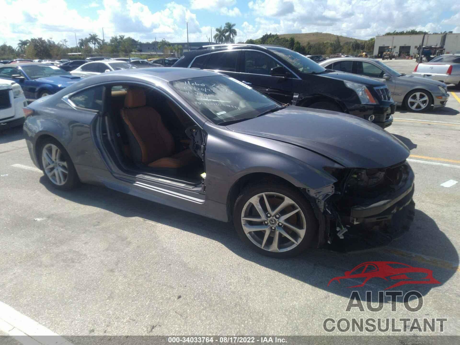 LEXUS RC 2019 - JTHHA5BC2K5009906
