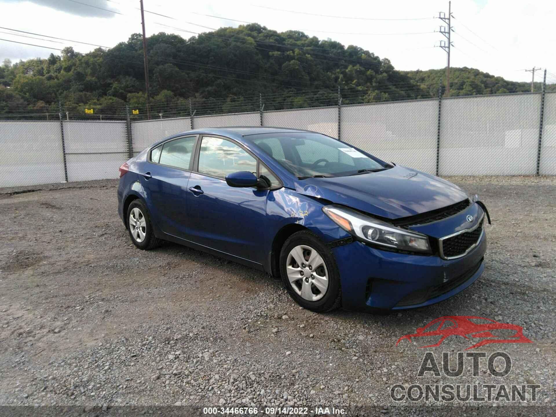 KIA FORTE 2018 - 3KPFK4A75JE181886