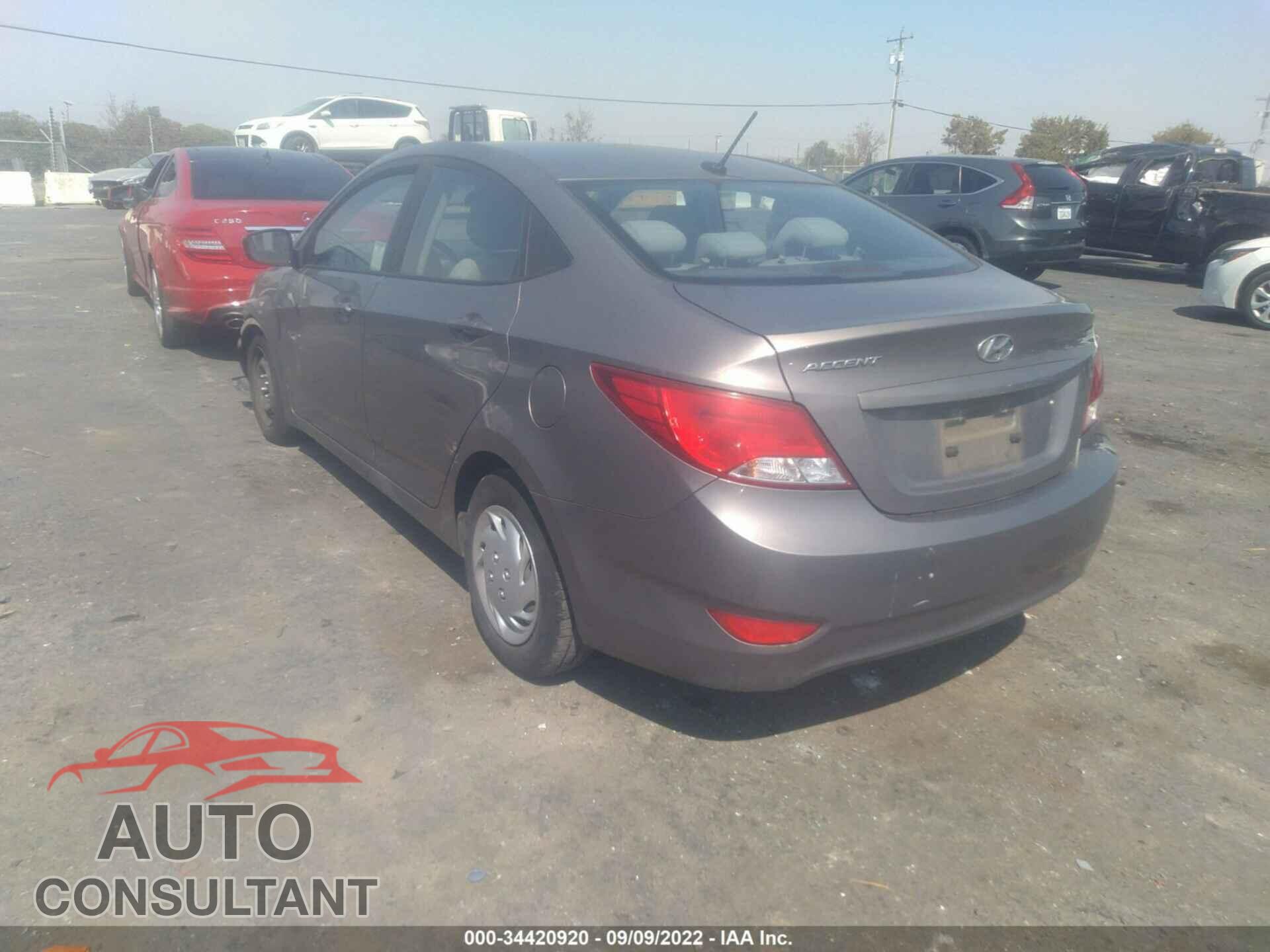 HYUNDAI ACCENT 2017 - KMHCT4AE7HU378547