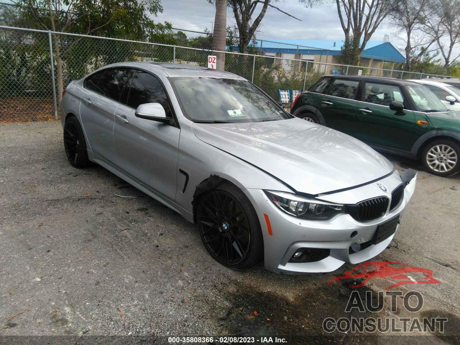 BMW 4 SERIES 2019 - WBA4J1C50KBM15996