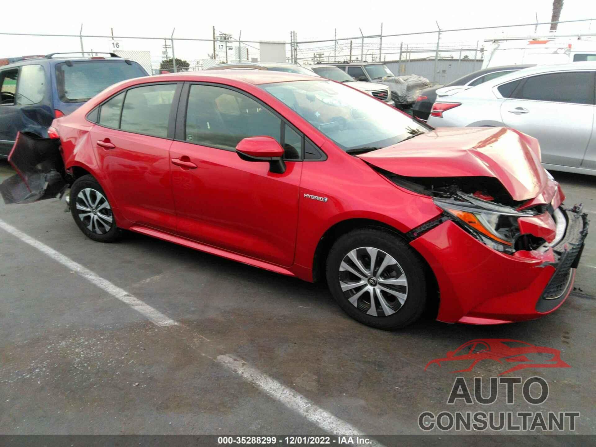 TOYOTA COROLLA 2021 - JTDEAMDE6MJ008880
