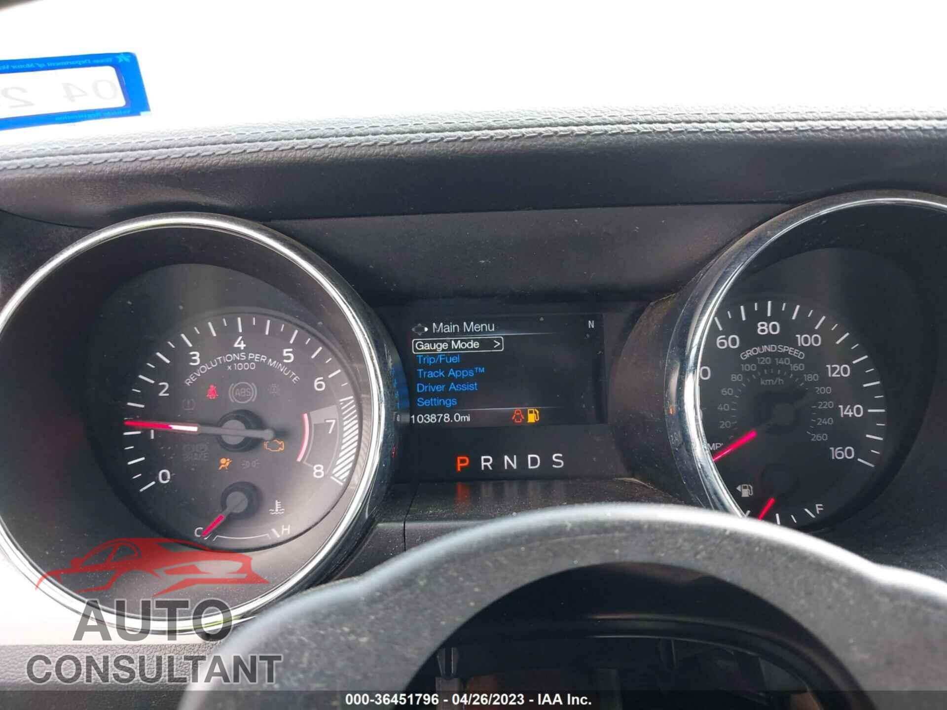 FORD MUSTANG 2016 - 1FA6P8TH3G5246033