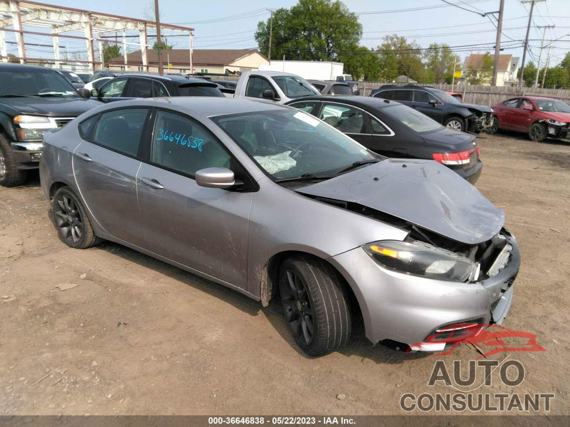 DODGE DART 2015 - 1C3CDFAA4FD421107