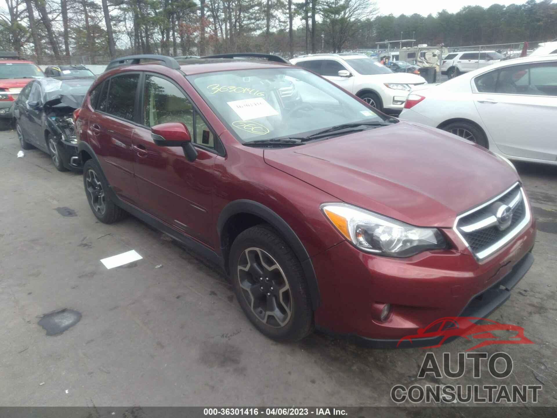 SUBARU XV CROSSTREK 2015 - JF2GPASC5F8288407