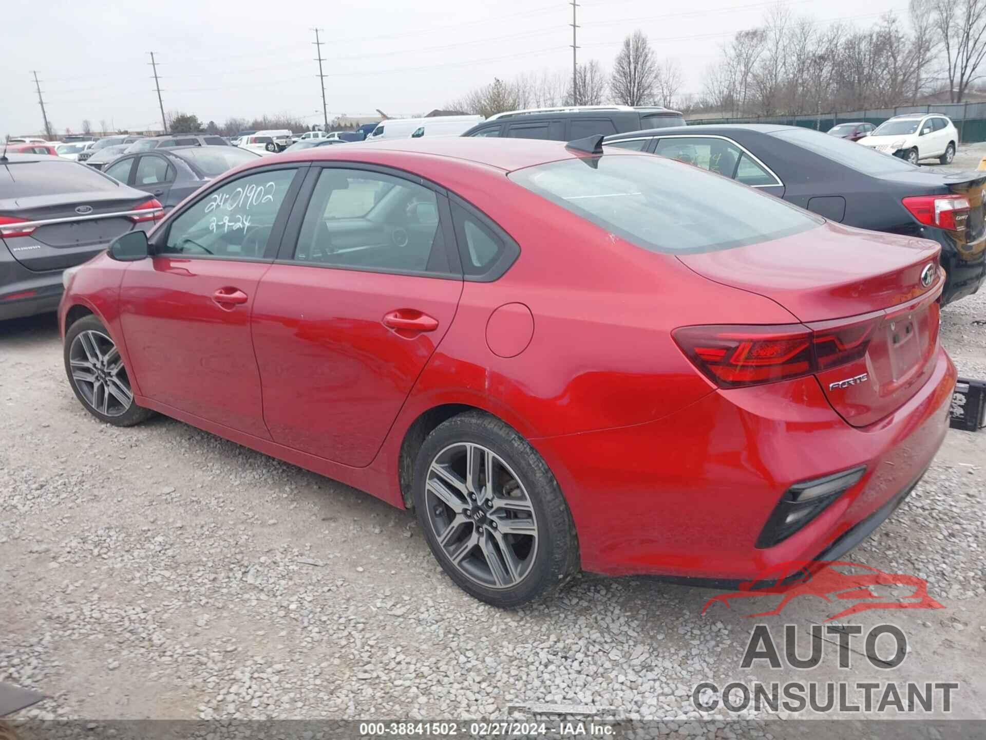 KIA FORTE 2019 - 3KPF34AD0KE036310