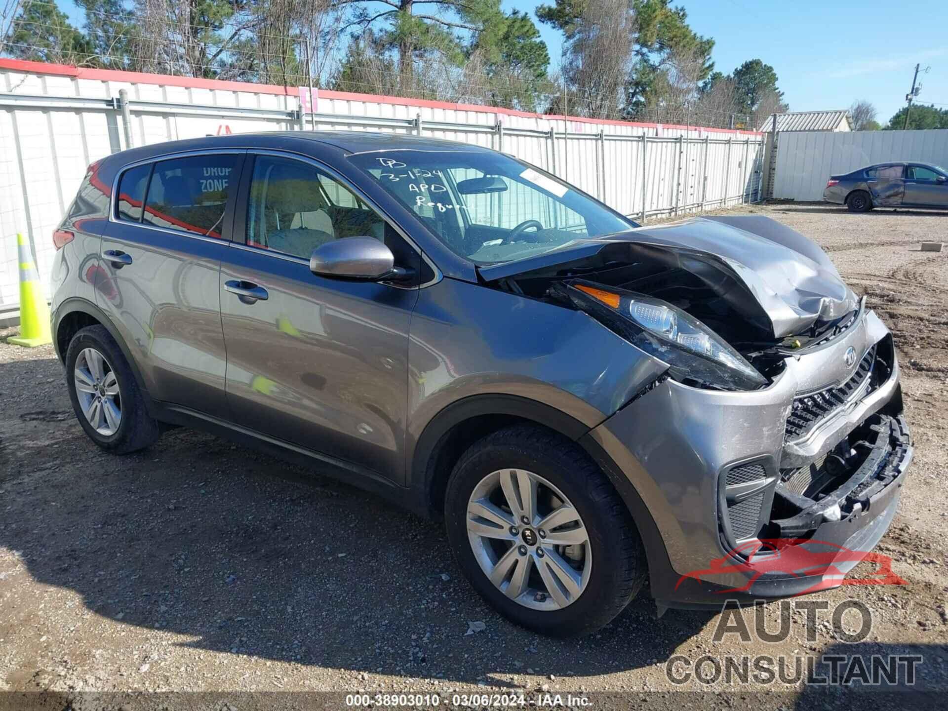 KIA SPORTAGE 2018 - KNDPM3AC8J7481881