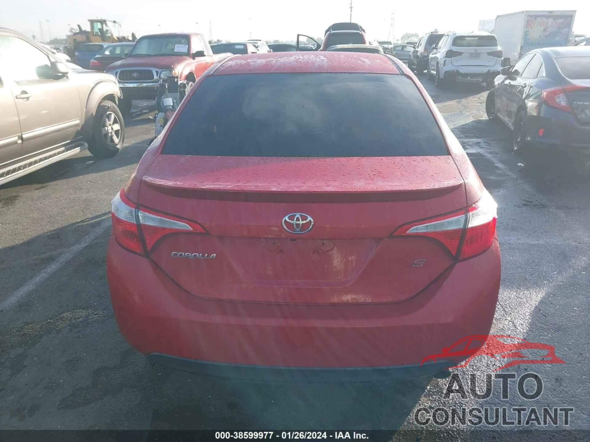 TOYOTA COROLLA 2016 - 5YFBURHE6GP552457