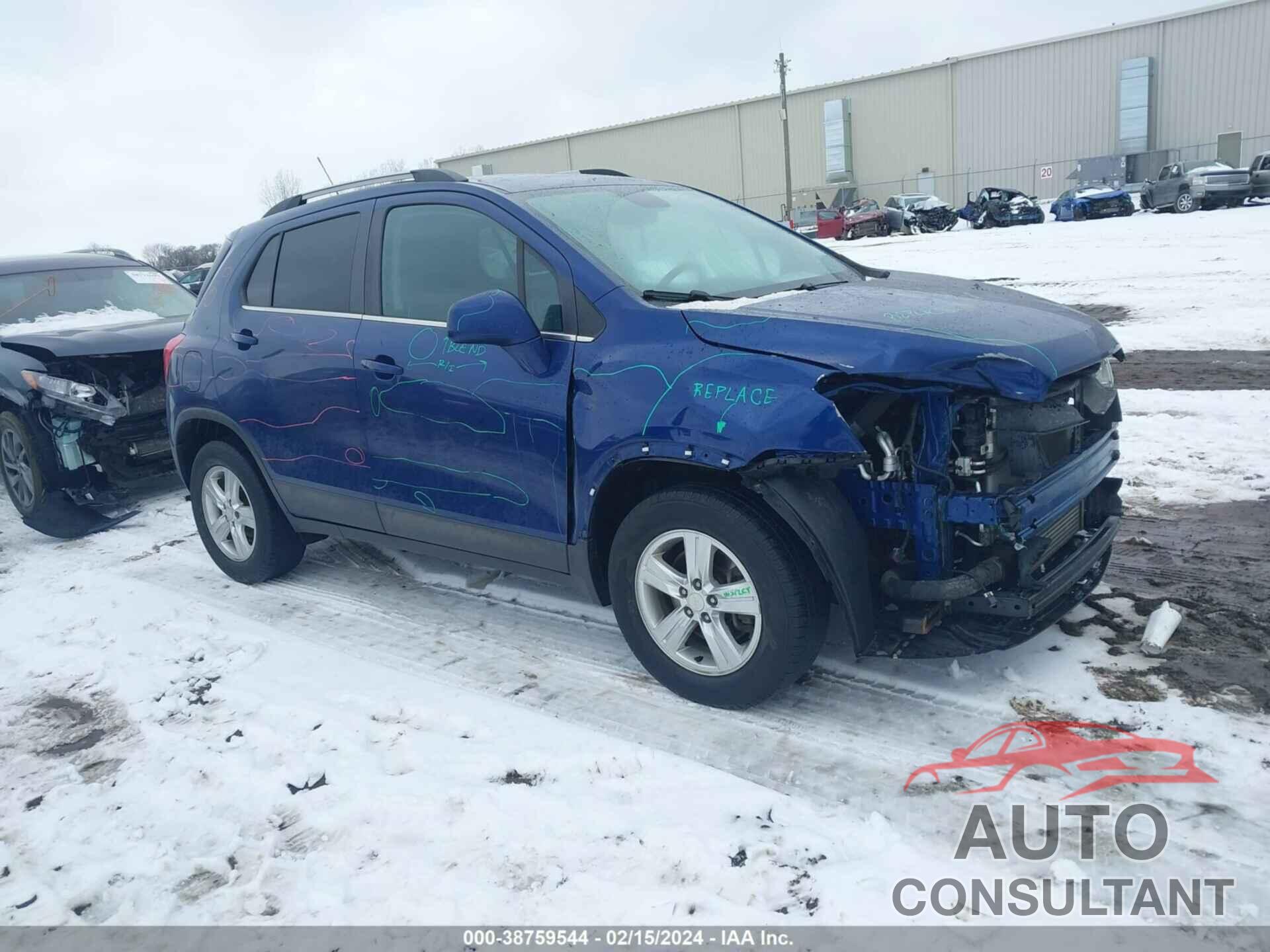 CHEVROLET TRAX 2016 - 3GNCJPSB4GL219016