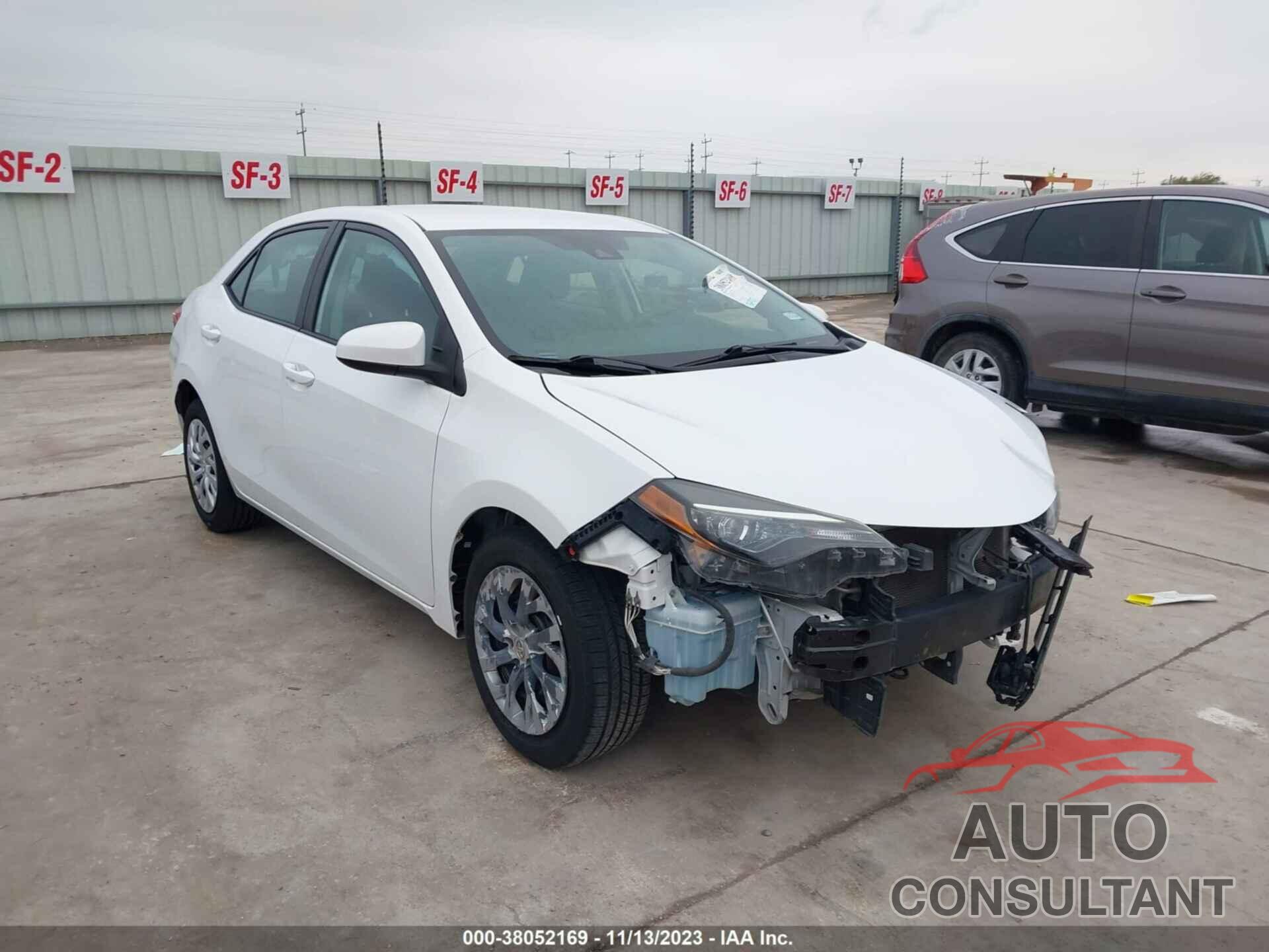 TOYOTA COROLLA 2018 - 2T1BURHE2JC069264