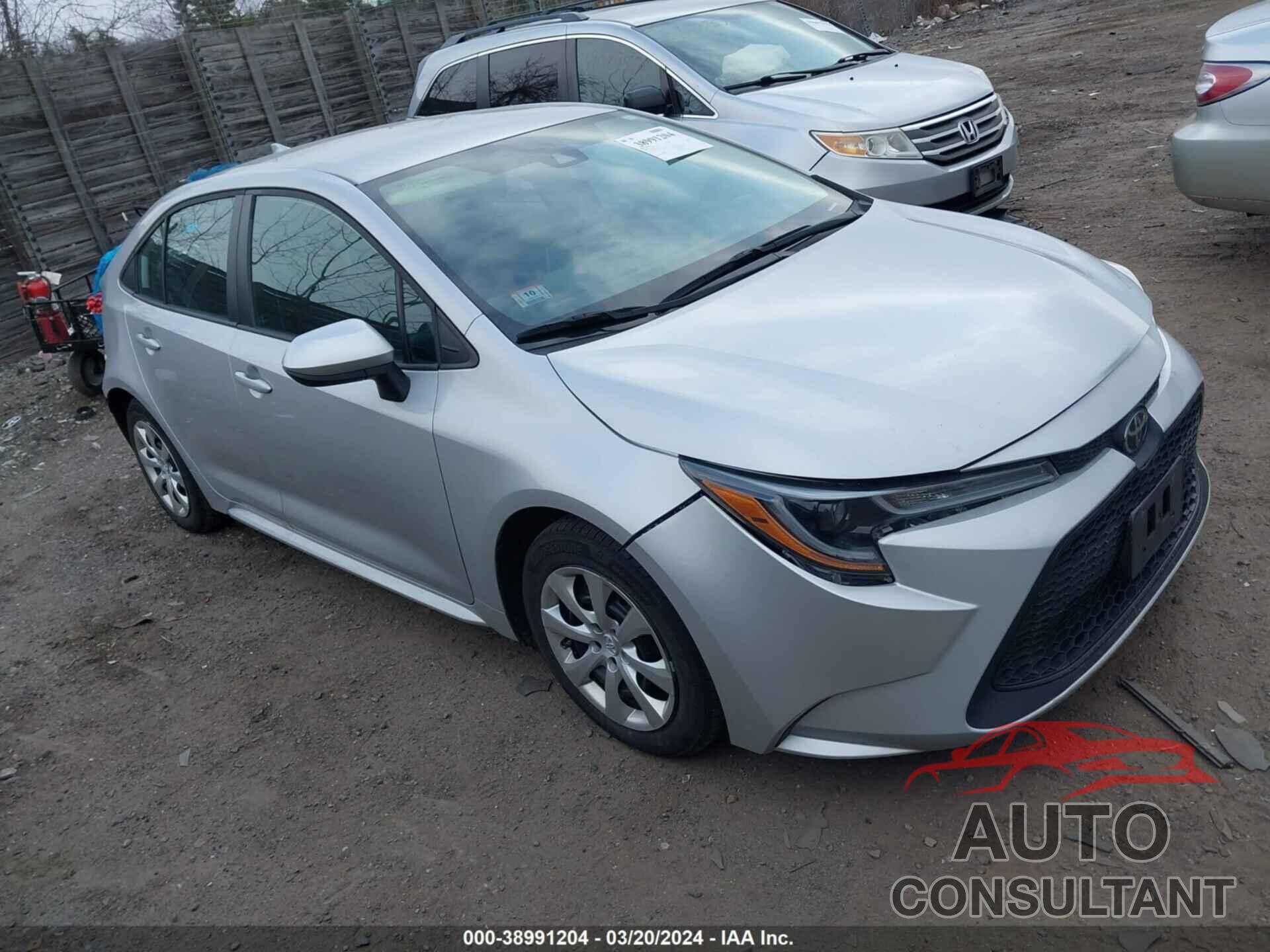 TOYOTA COROLLA 2020 - 5YFEPRAE6LP047821