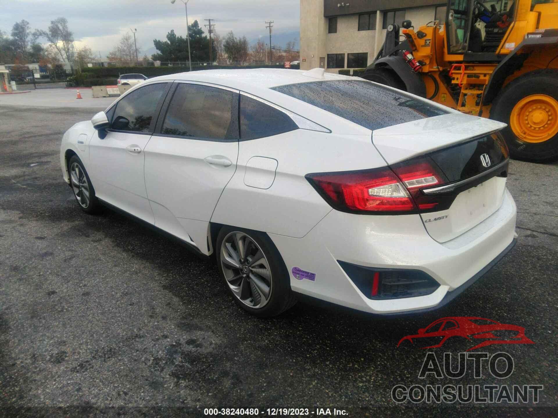 HONDA CLARITY 2019 - JHMZC5F10KC002987