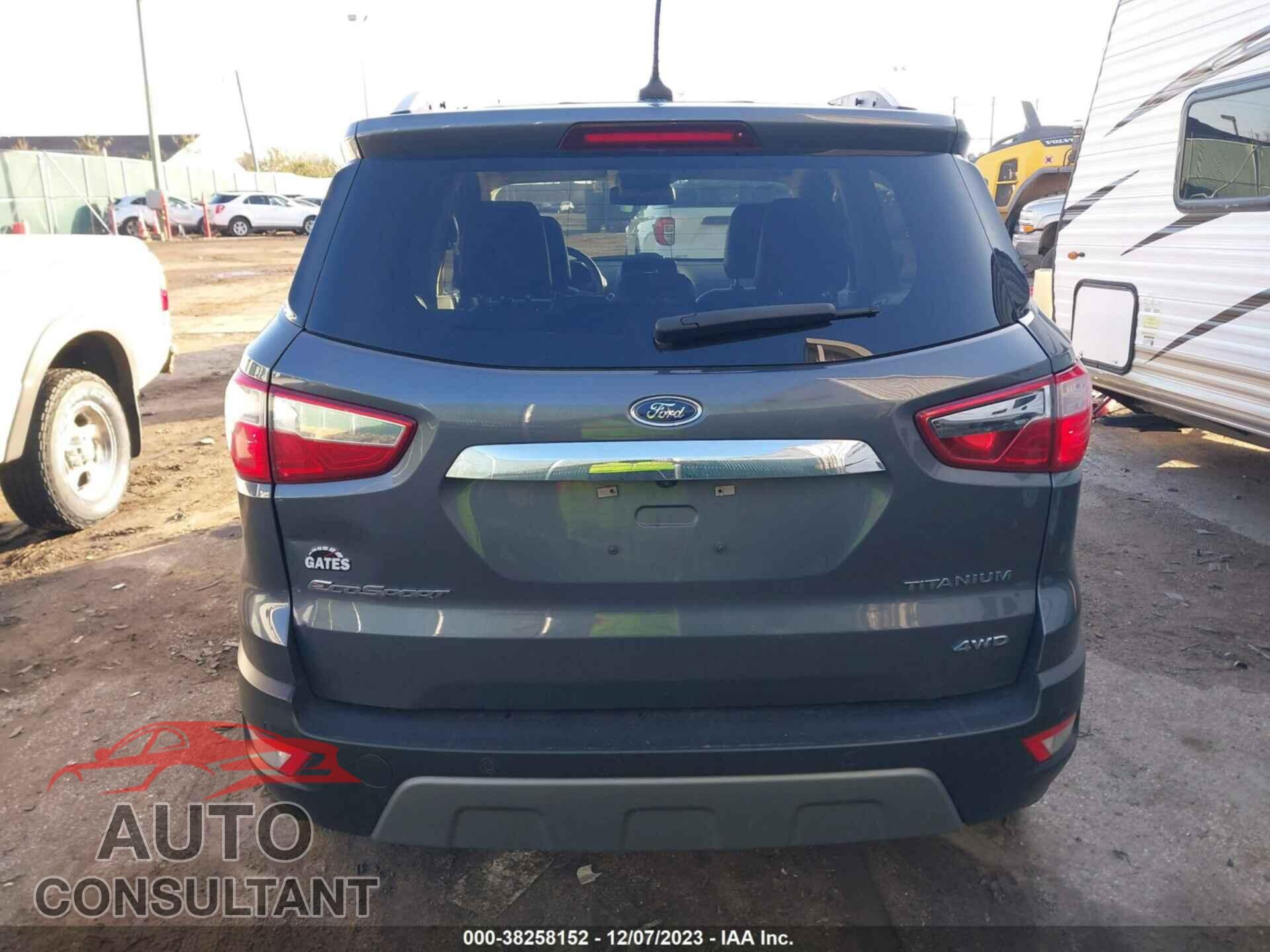 FORD ECOSPORT 2020 - MAJ6S3KL6LC367622
