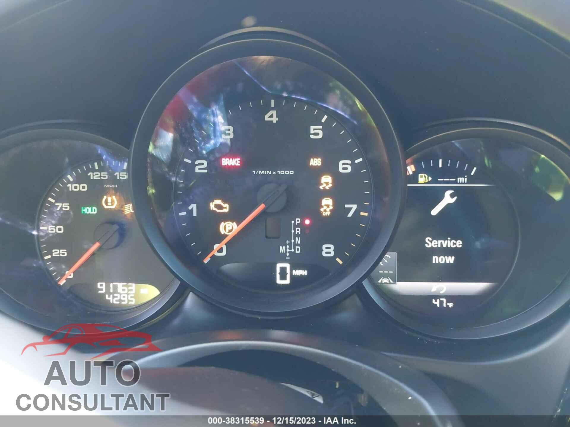 PORSCHE MACAN 2017 - WP1AA2A58HLB05692