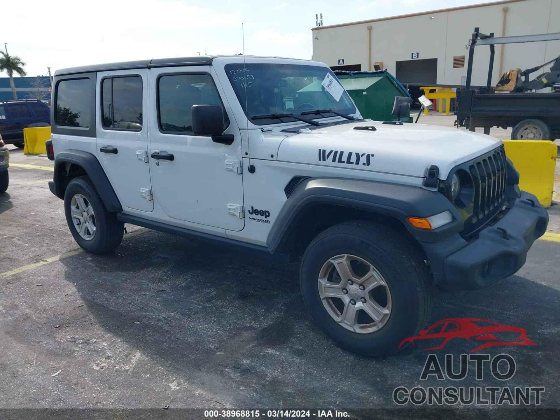 JEEP WRANGLER UNLIMITED 2020 - 1C4HJXDG9LW270653