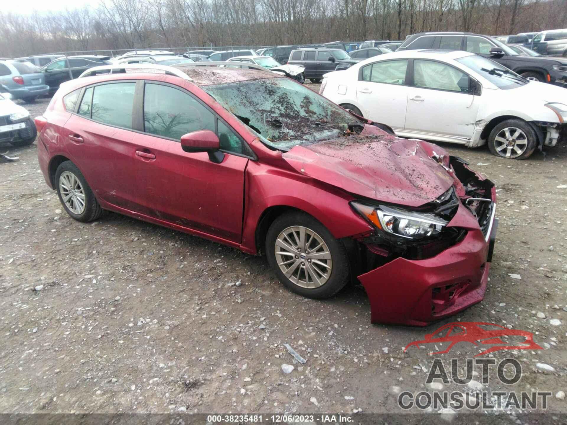 SUBARU IMPREZA 2018 - 4S3GTAB62J3727458