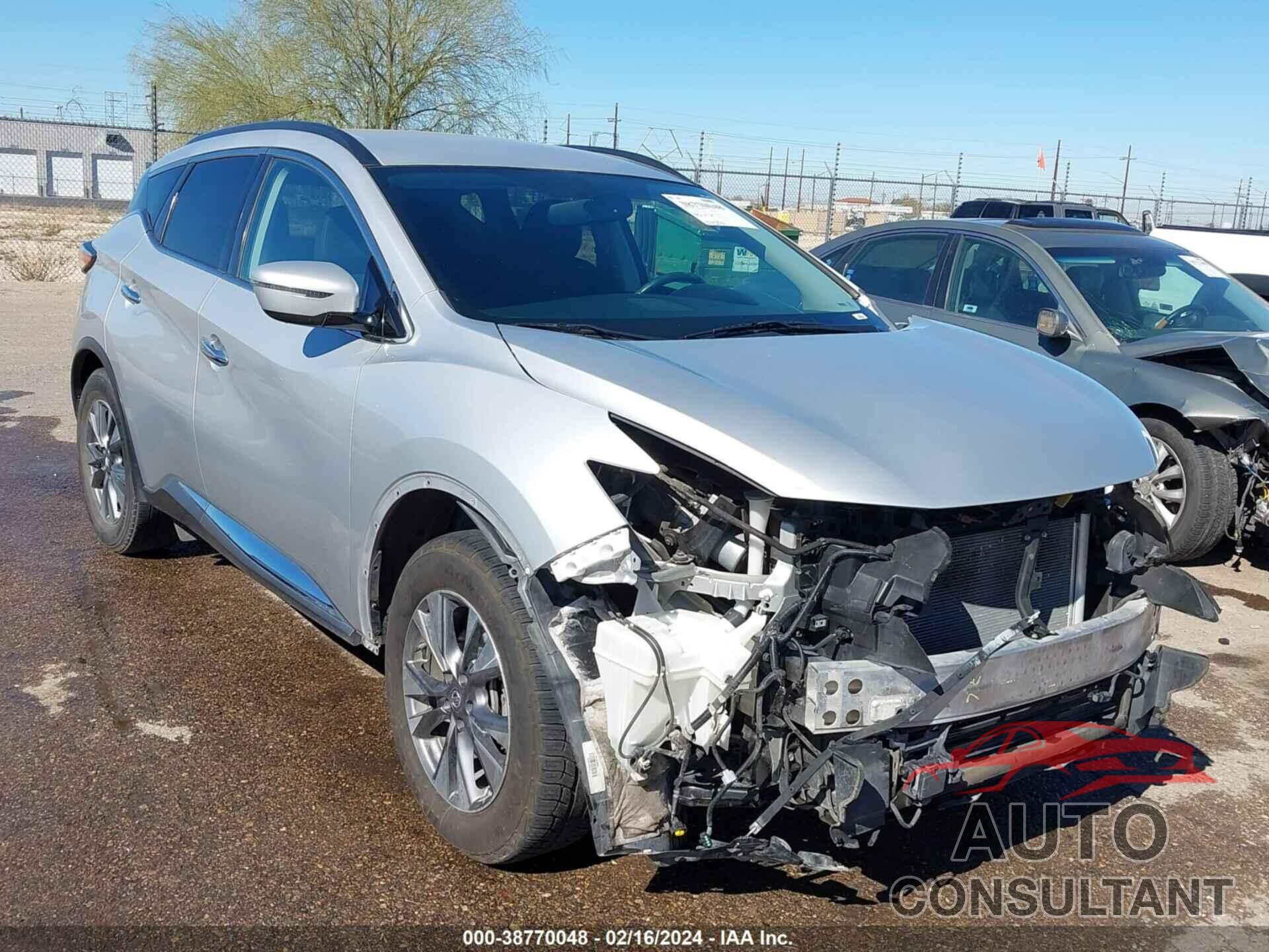 NISSAN MURANO 2018 - 5N1AZ2MG5JN117098