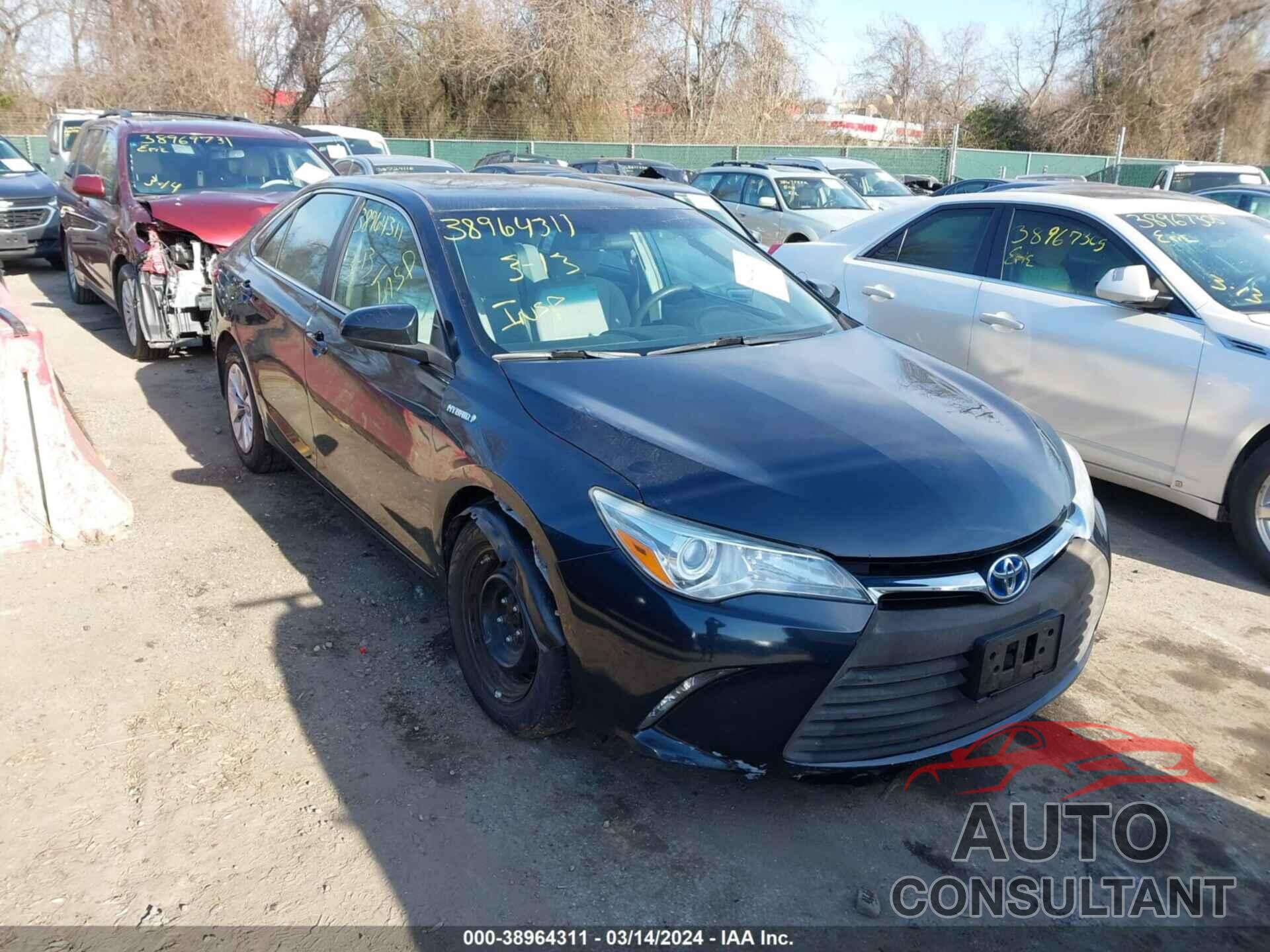 TOYOTA CAMRY HYBRID 2016 - 4T1BD1FK8GU187031