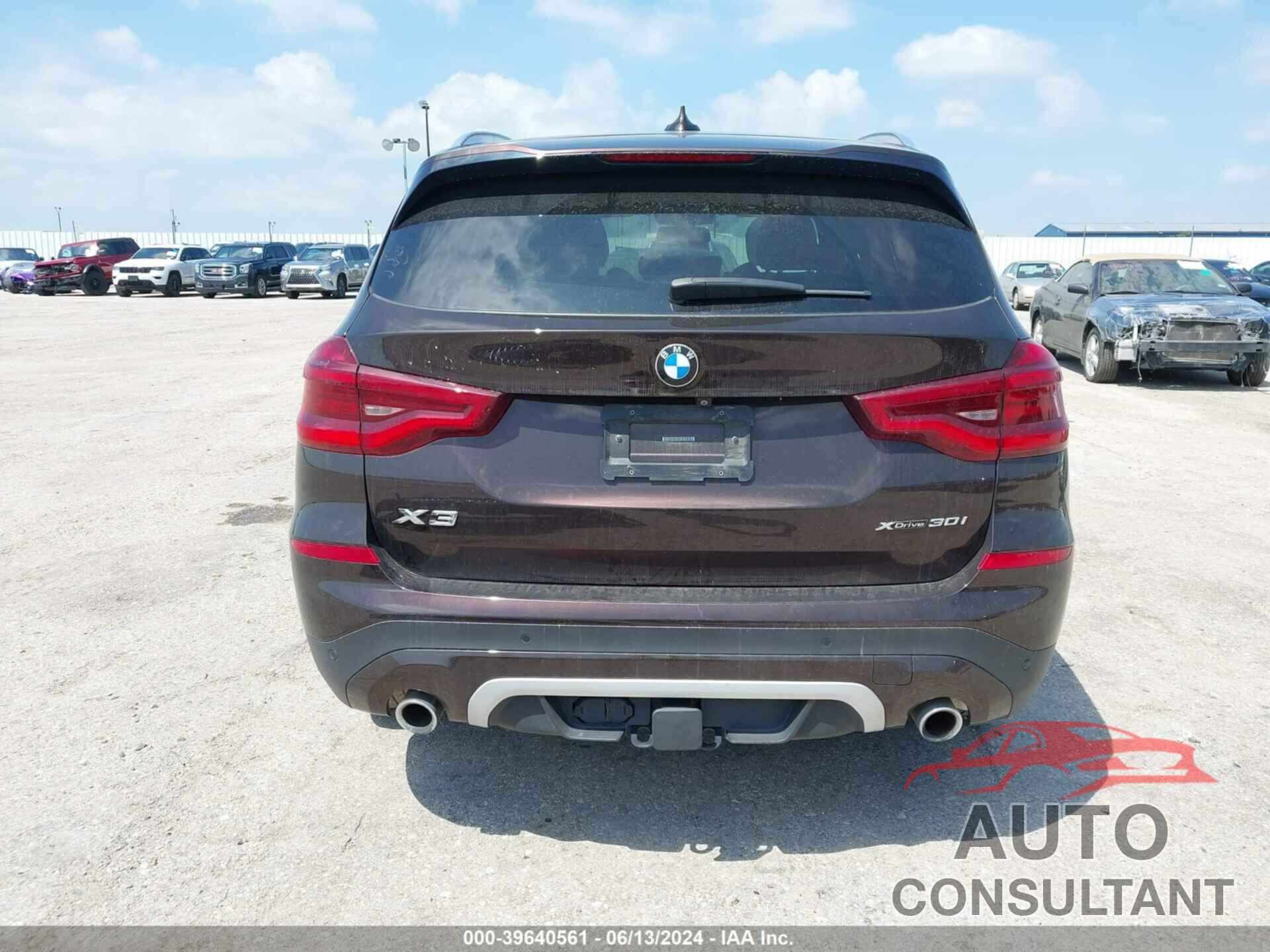 BMW X3 2019 - 5UXTR9C58KLP91313