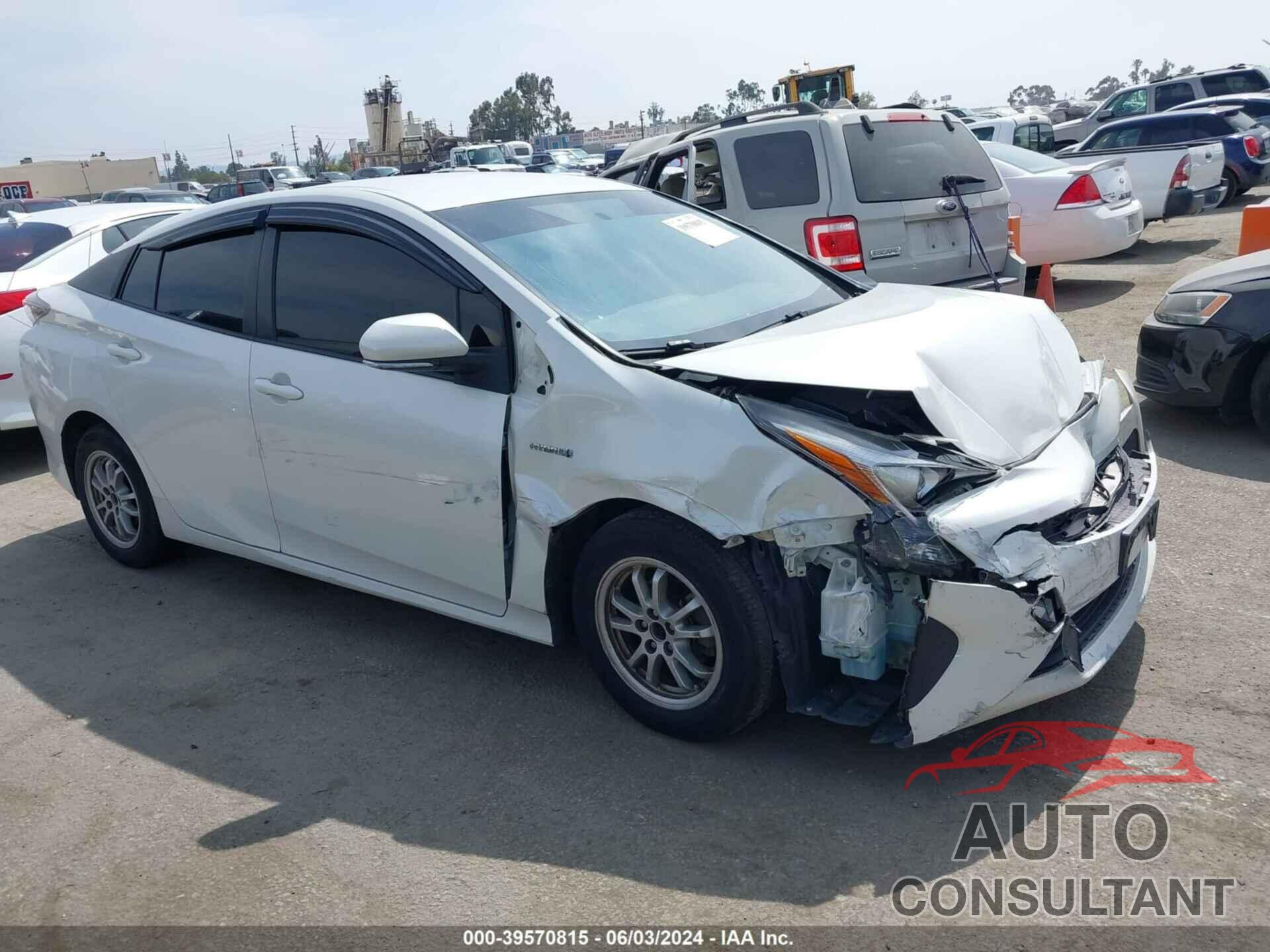 TOYOTA PRIUS 2016 - JTDKBRFU5G3012414