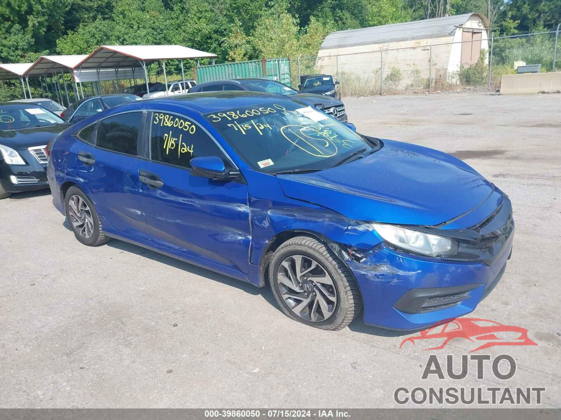 HONDA CIVIC 2016 - 19XFC2F74GE204819