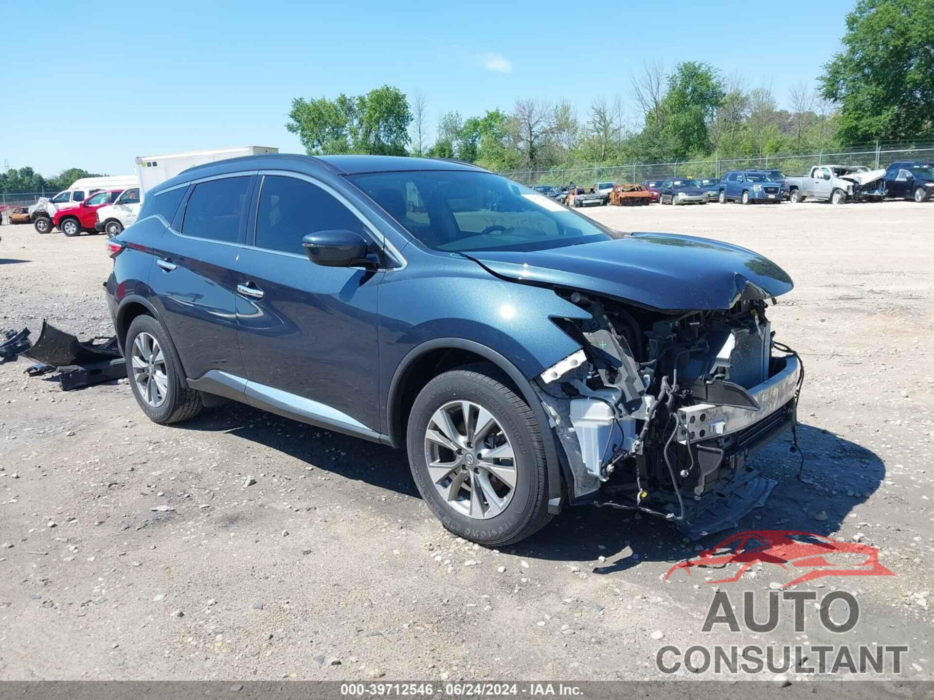 NISSAN MURANO 2018 - 5N1AZ2MH7JN120366