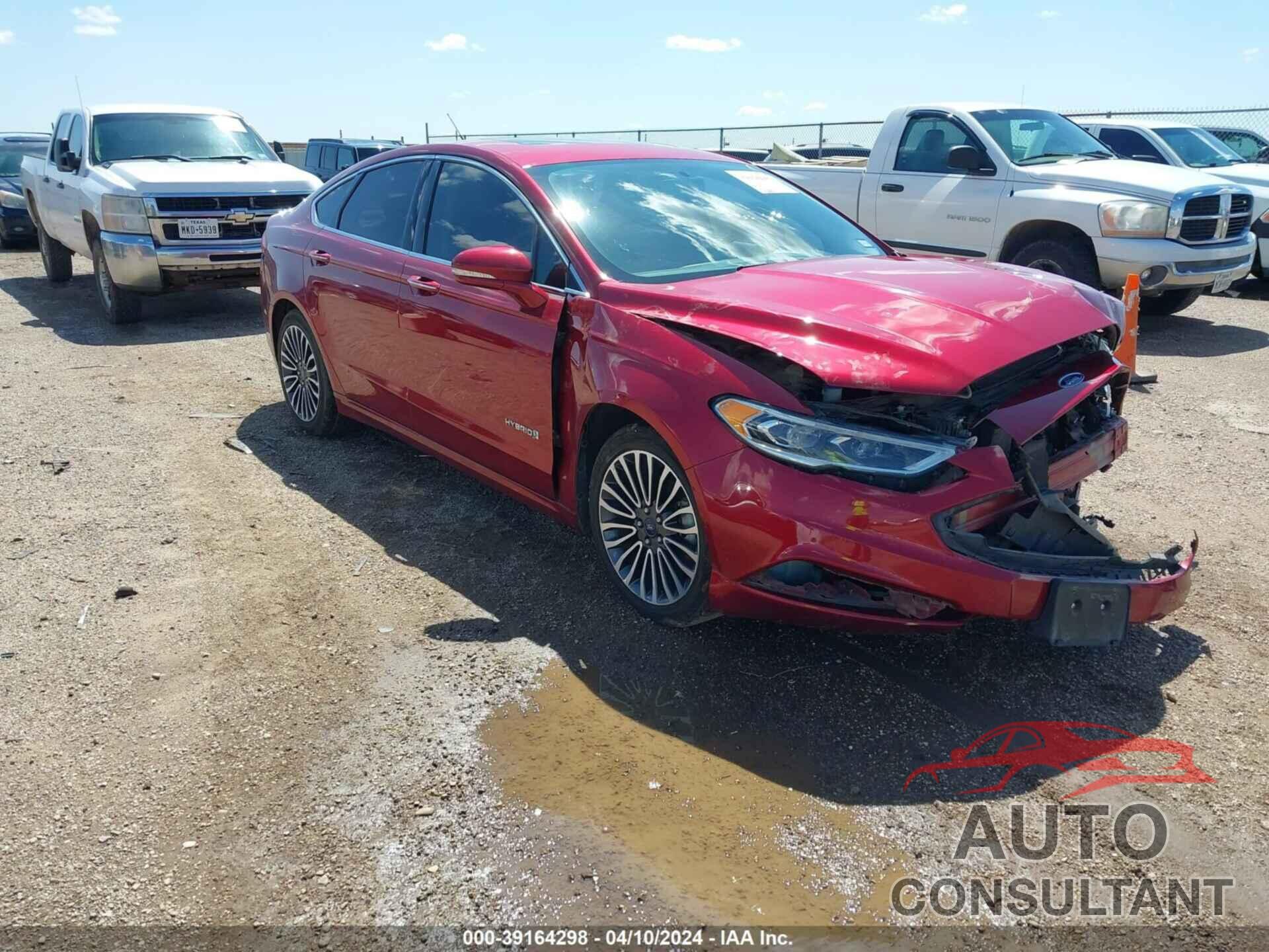 FORD FUSION HYBRID 2017 - 3FA6P0RU0HR234524