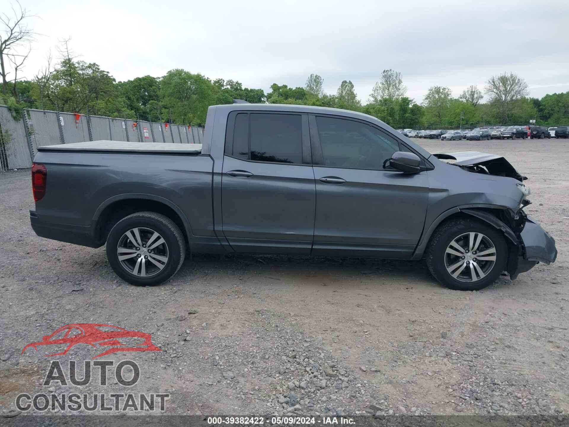 HONDA RIDGELINE 2017 - 5FPYK3F4XHB015537