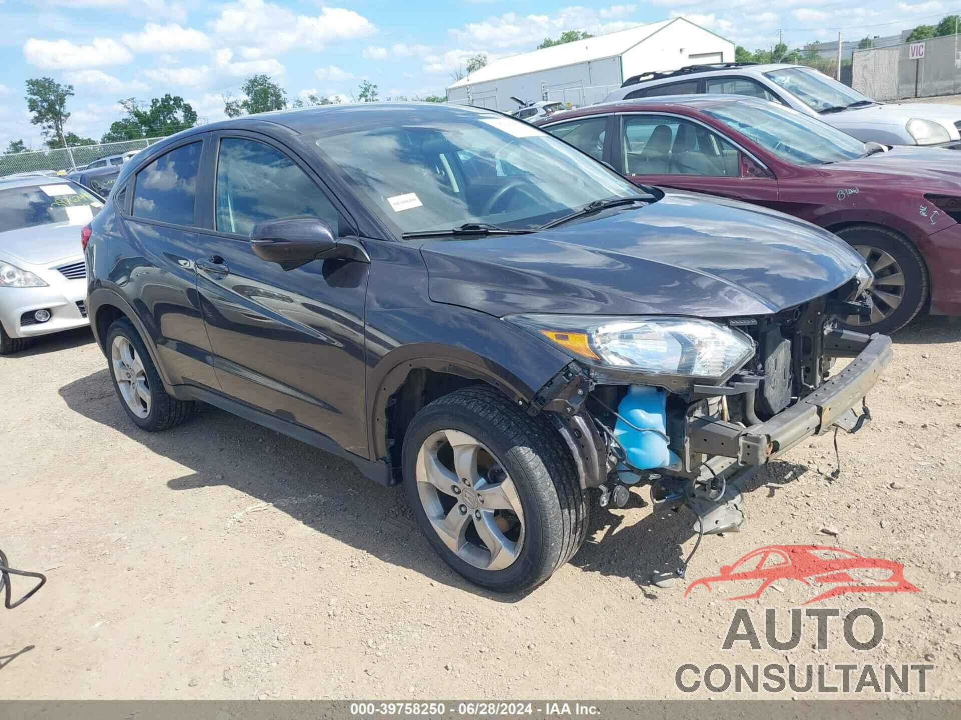 HONDA HR-V 2016 - 3CZRU6H55GM750414
