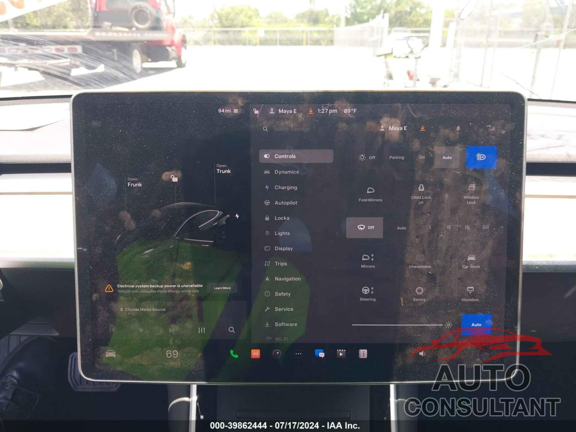 TESLA MODEL 3 2018 - 5YJ3E1EA1JF173115