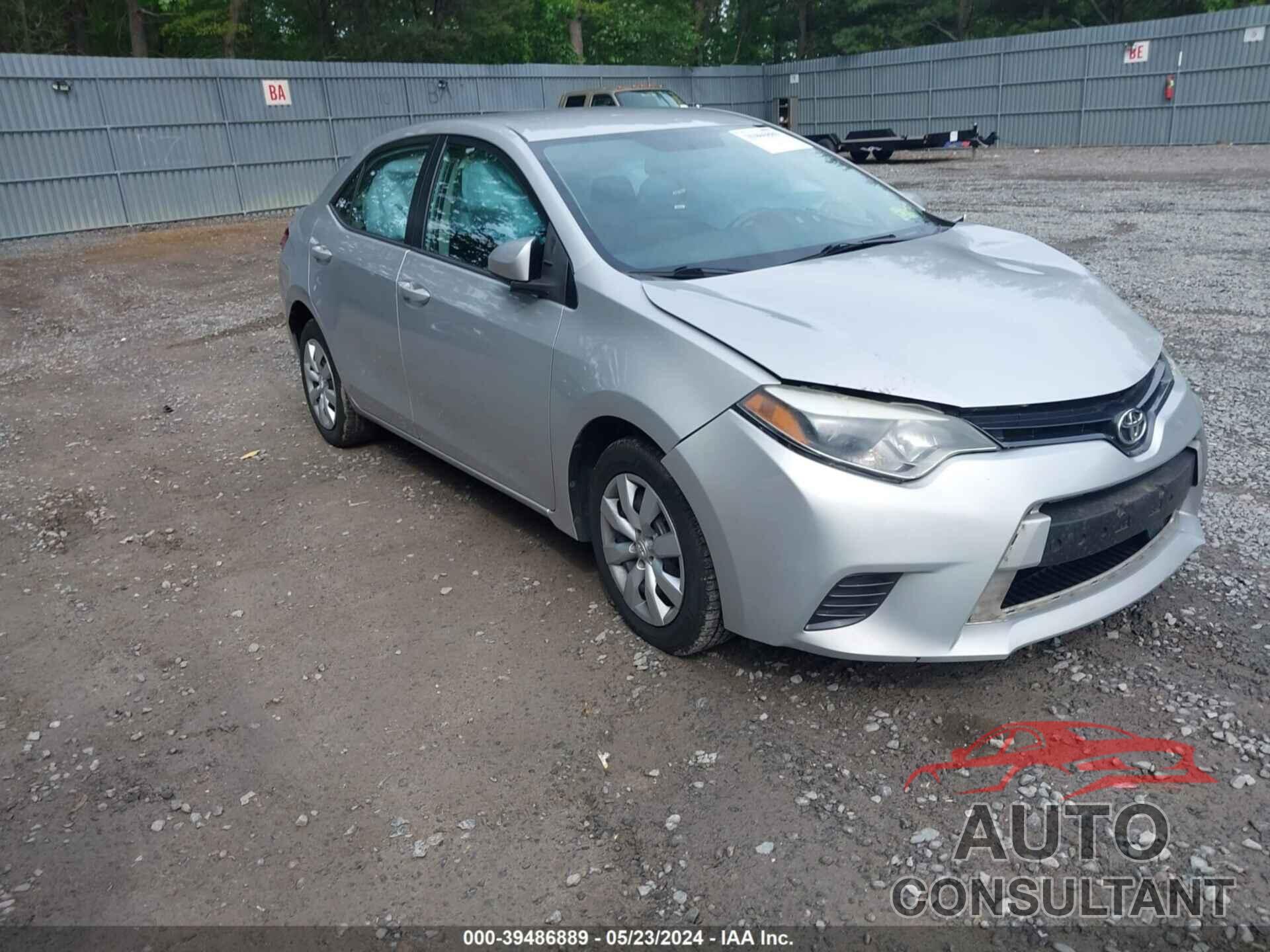TOYOTA COROLLA 2016 - 5YFBURHE2GP459029