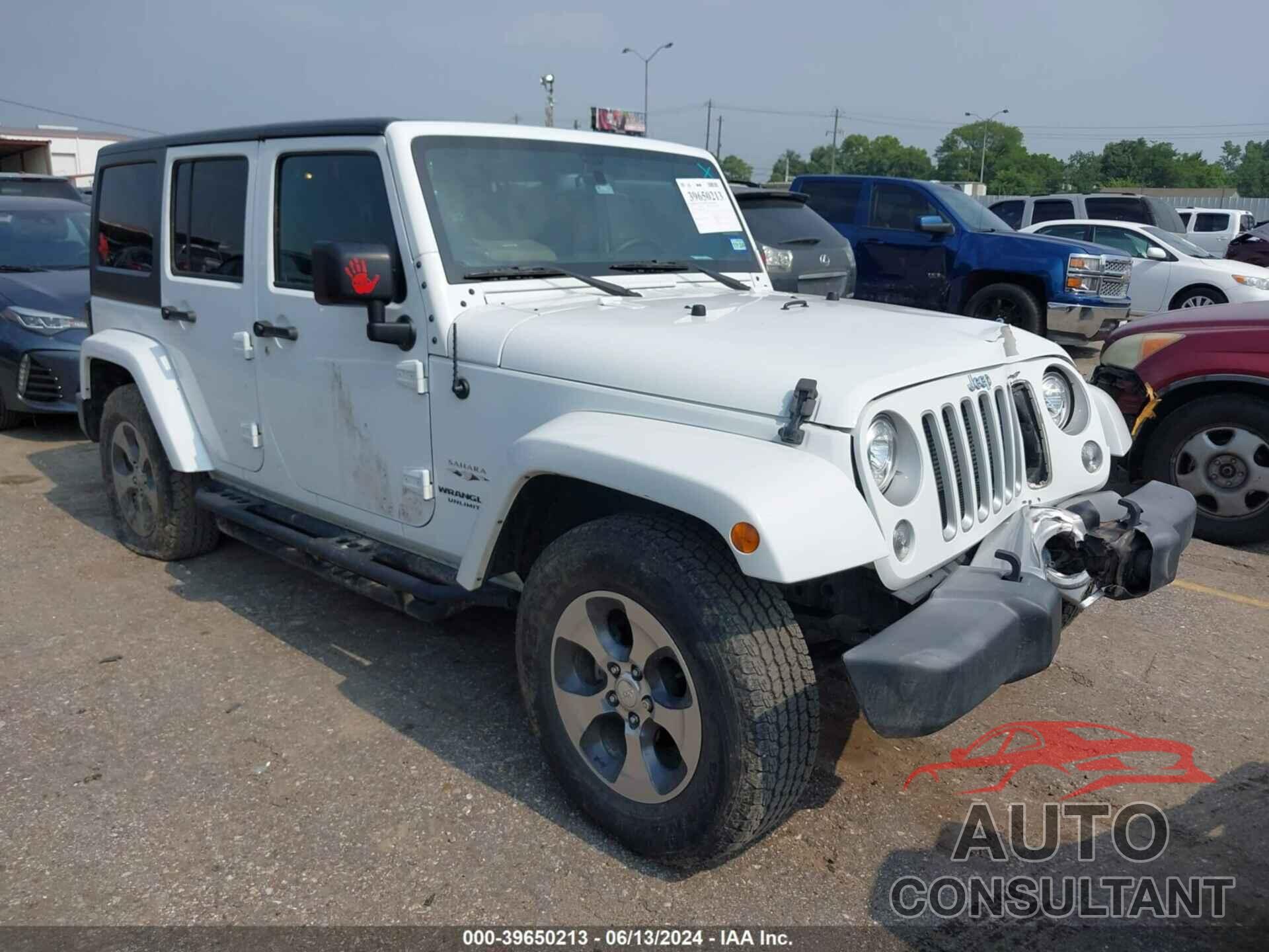 JEEP WRANGLER UNLIMITED 2017 - 1C4BJWEG3HL731899