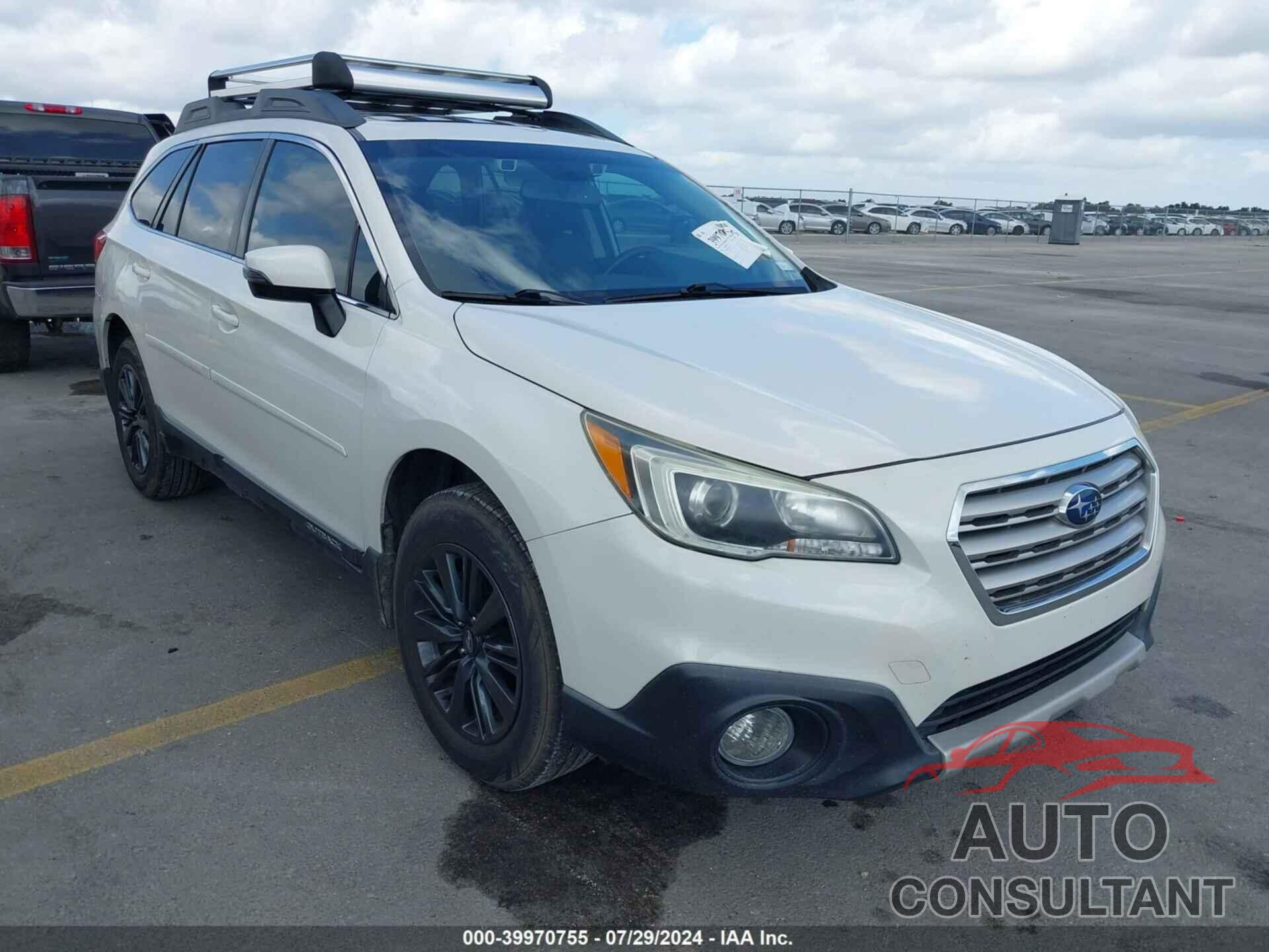 SUBARU OUTBACK 2016 - 4S4BSANC3G3327444