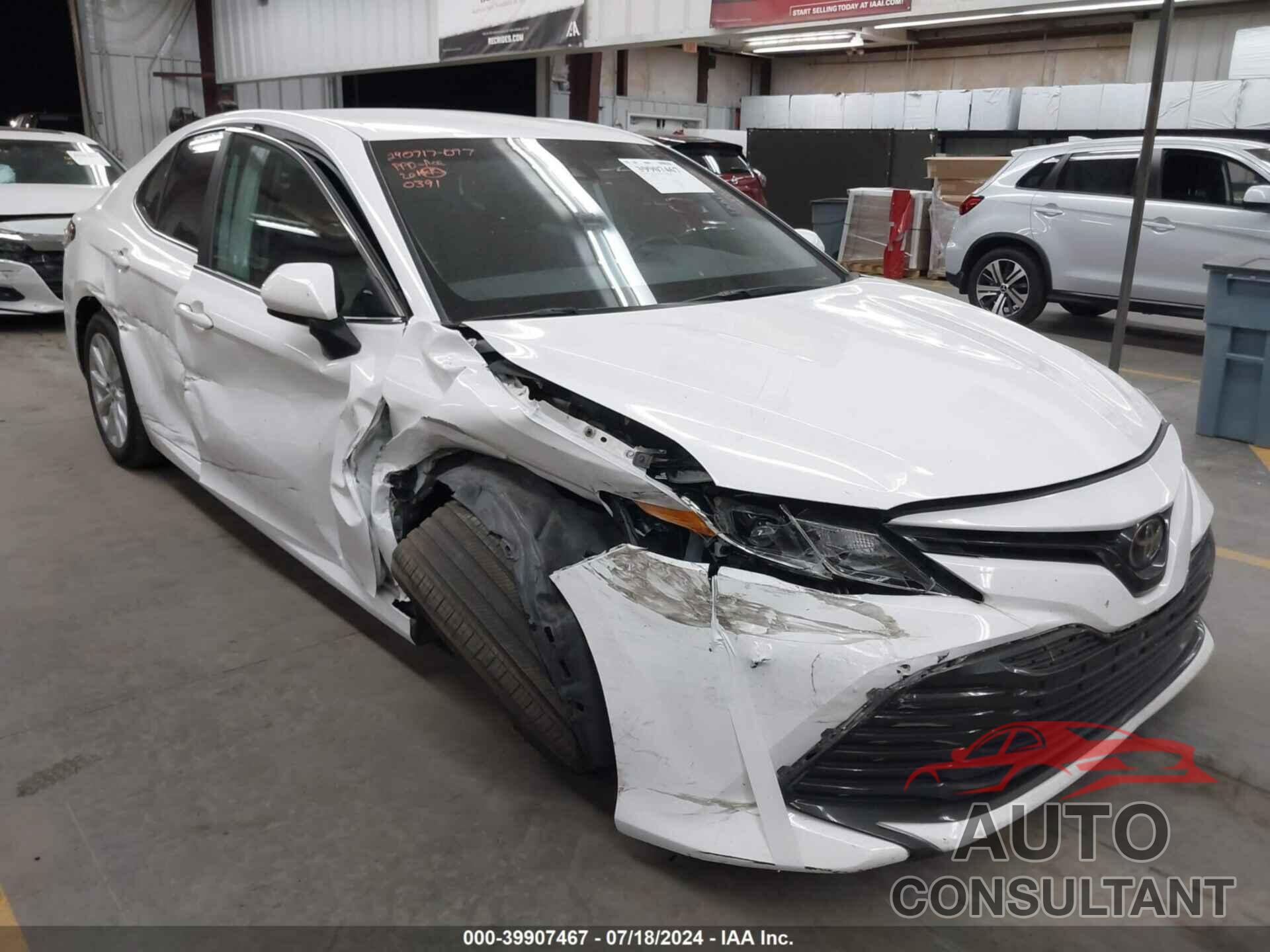 TOYOTA CAMRY 2019 - 4T1B11HKXKU240391