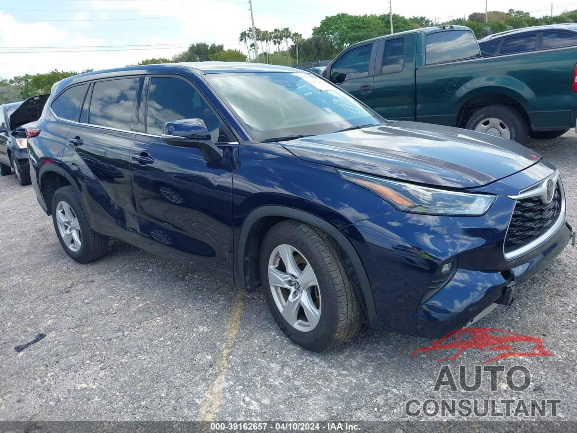 TOYOTA HIGHLANDER 2022 - 5TDZZRAH3NS094868