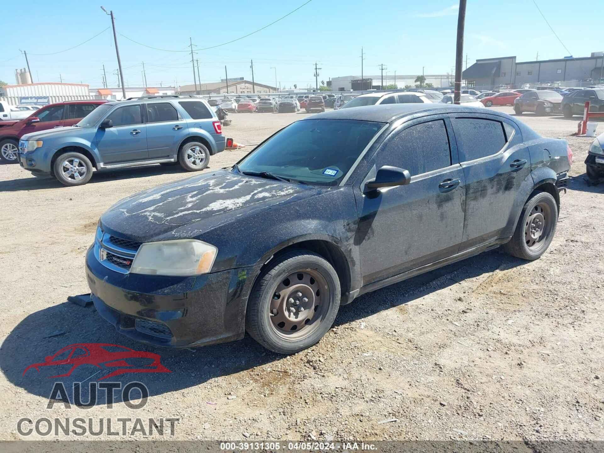 DODGE AVENGER 2013 - 1C3CDZAB2DN548083