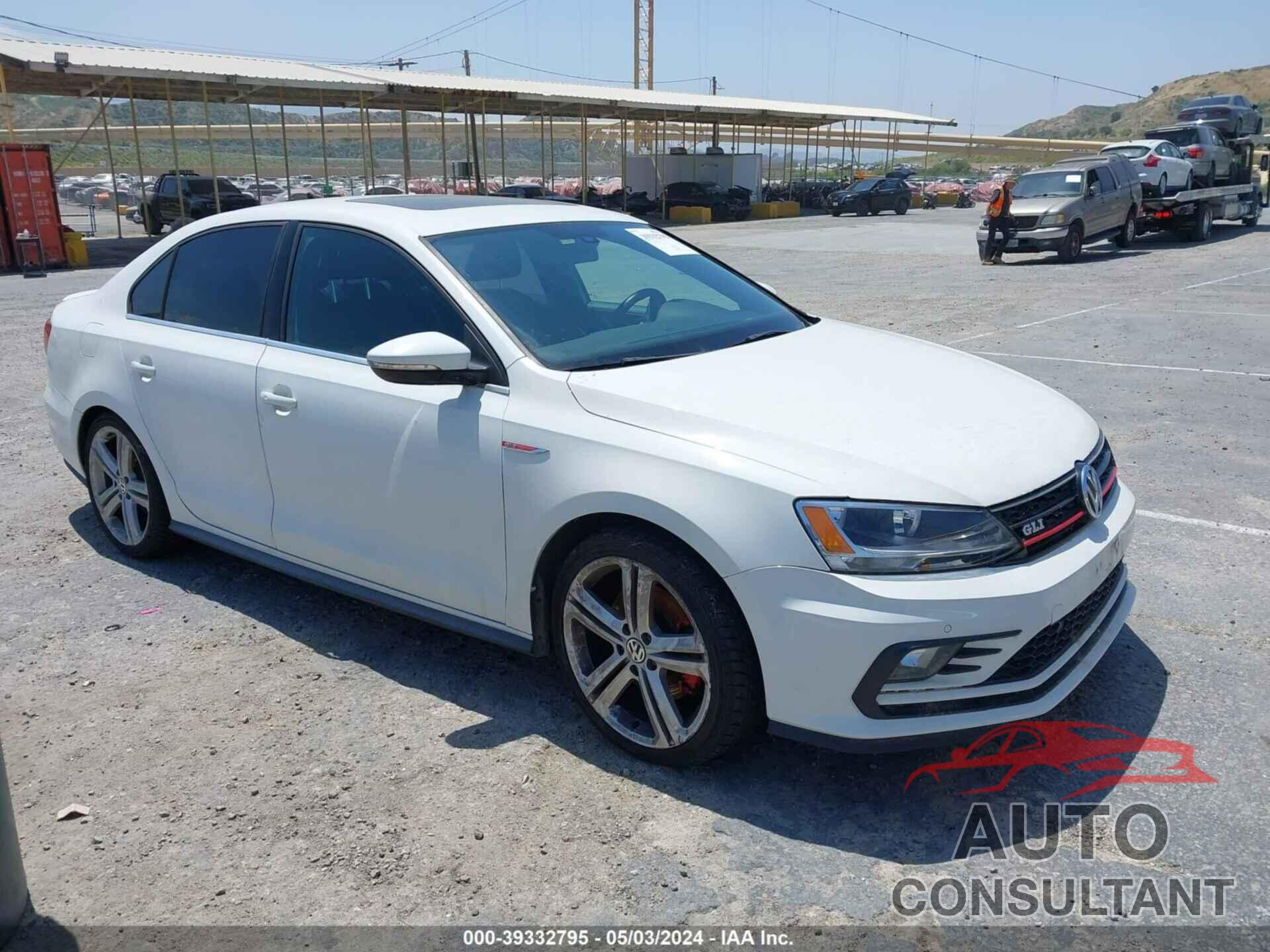 VOLKSWAGEN JETTA 2016 - 3VW4T7AJ3GM365155